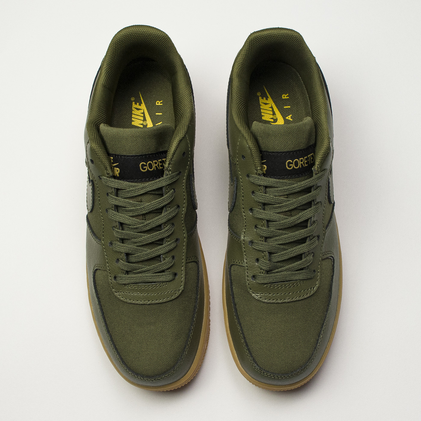 Кроссовки Nike Air Force 1 Low Gore-tex Green / Gum