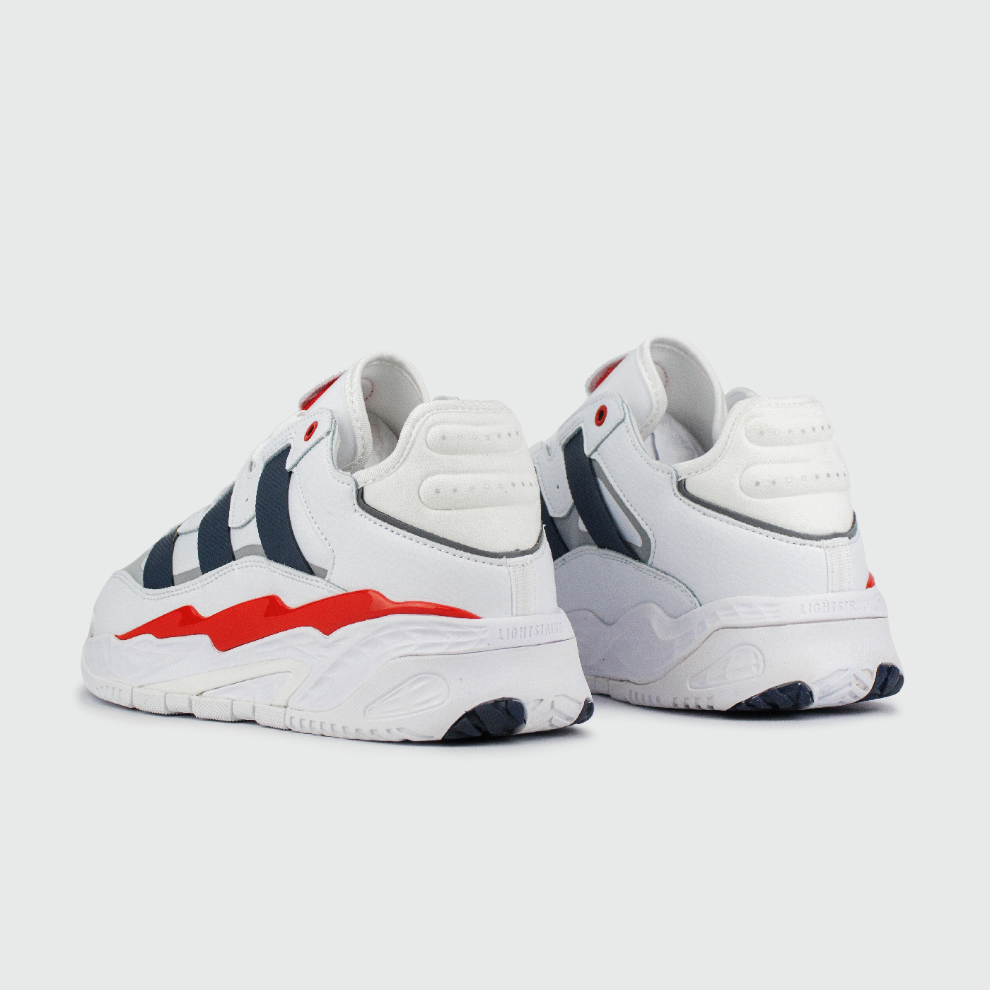 Кроссовки Adidas Niteball White / Blue / Red Кроссовки Adidas Niteball White / Blue / Red