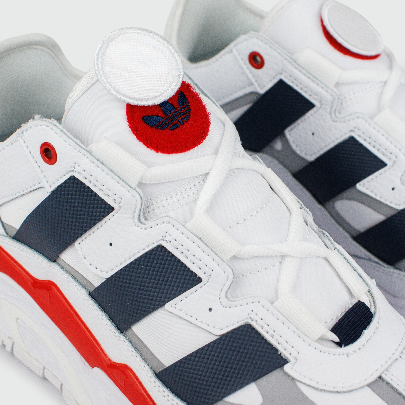 Кроссовки Adidas Niteball White / Blue / Red Кроссовки Adidas Niteball White / Blue / Red