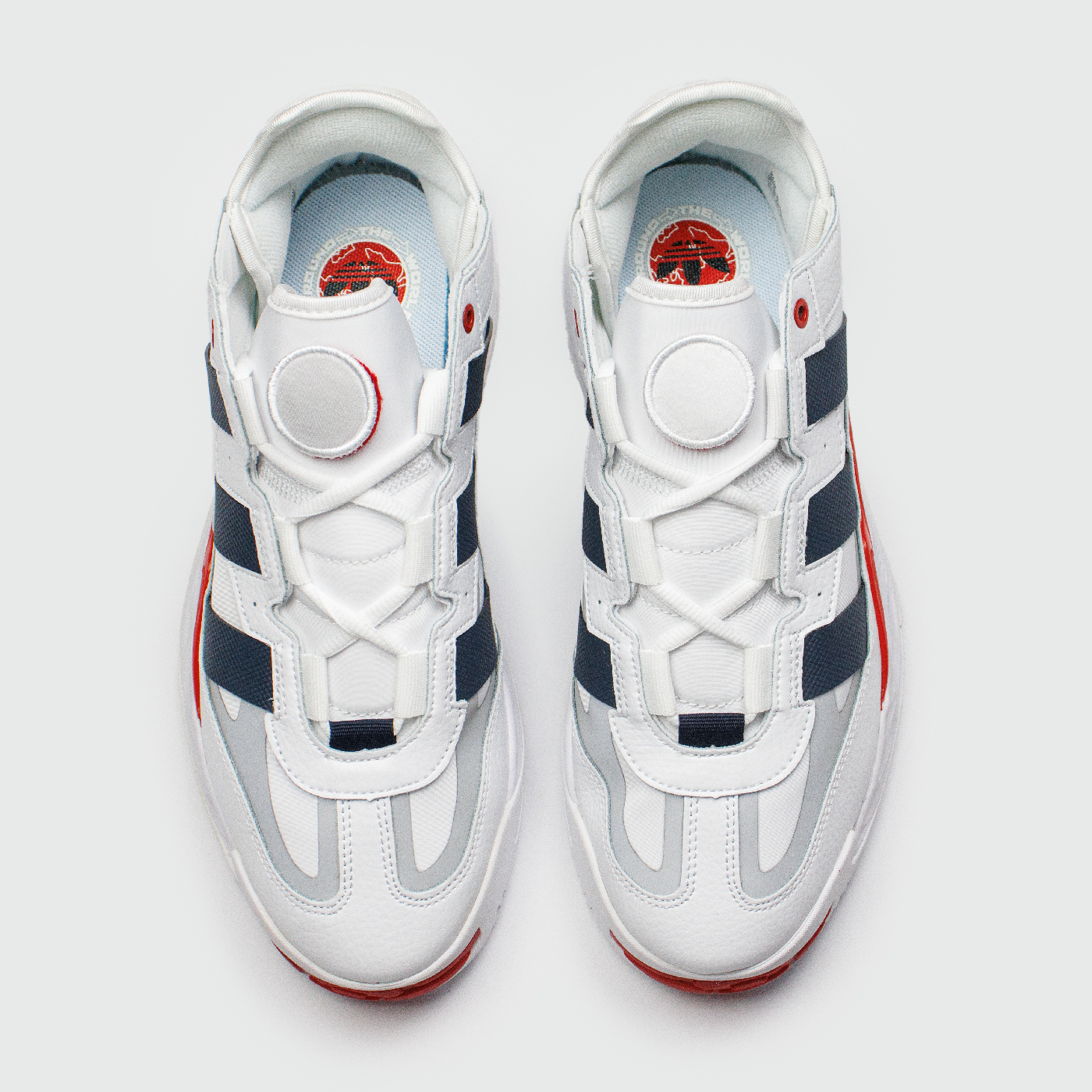 Кроссовки Adidas Niteball White / Blue / Red Кроссовки Adidas Niteball White / Blue / Red