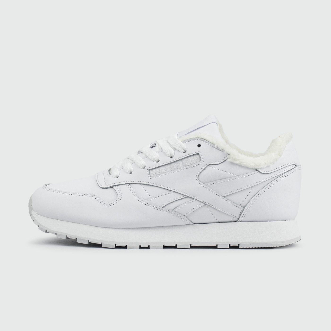 Кроссовки Reebok Classic Leather Fur Triple White Кроссовки Reebok Classic Leather Fur Triple White