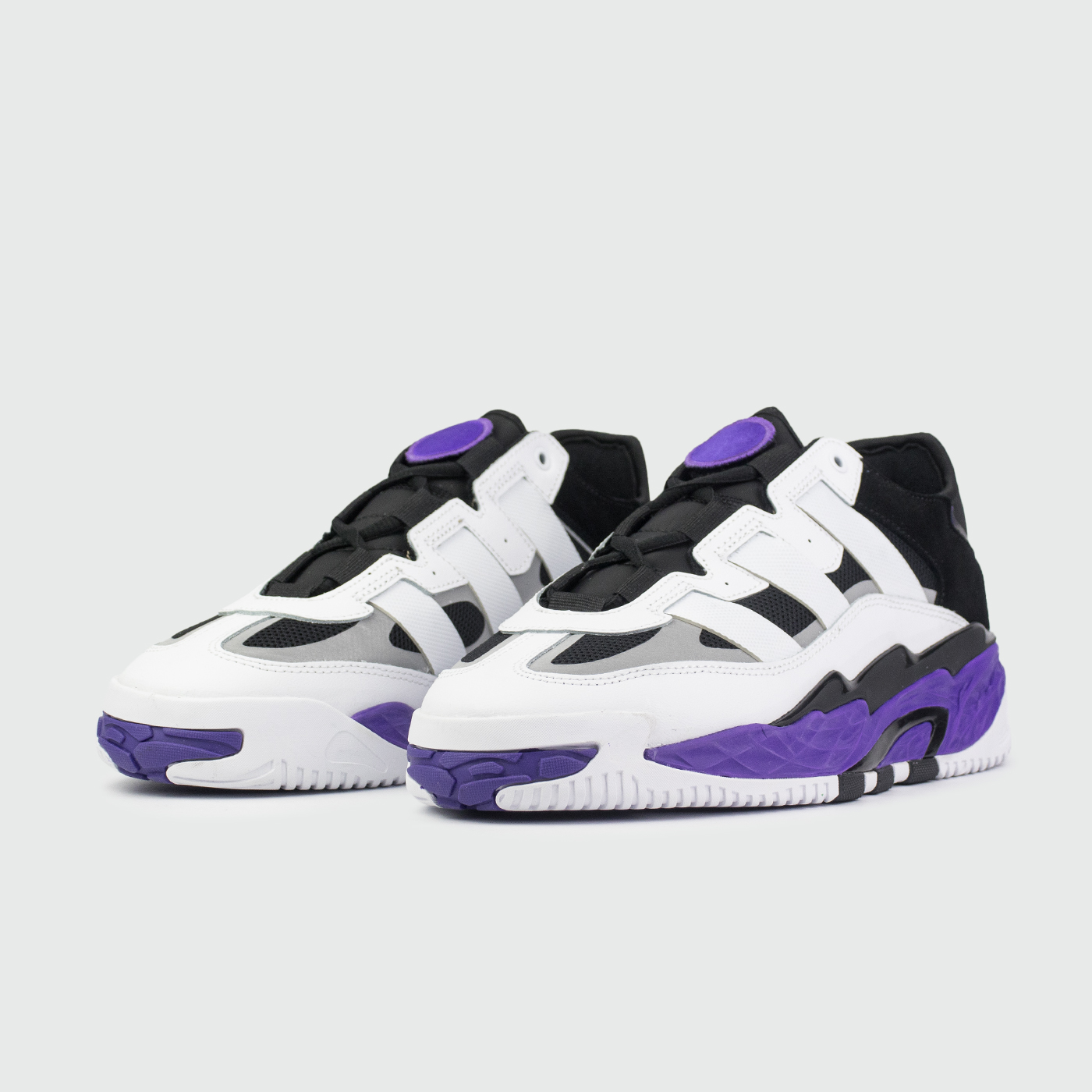 Кроссовки Adidas Niteball White / Purple Кроссовки Adidas Niteball White / Purple