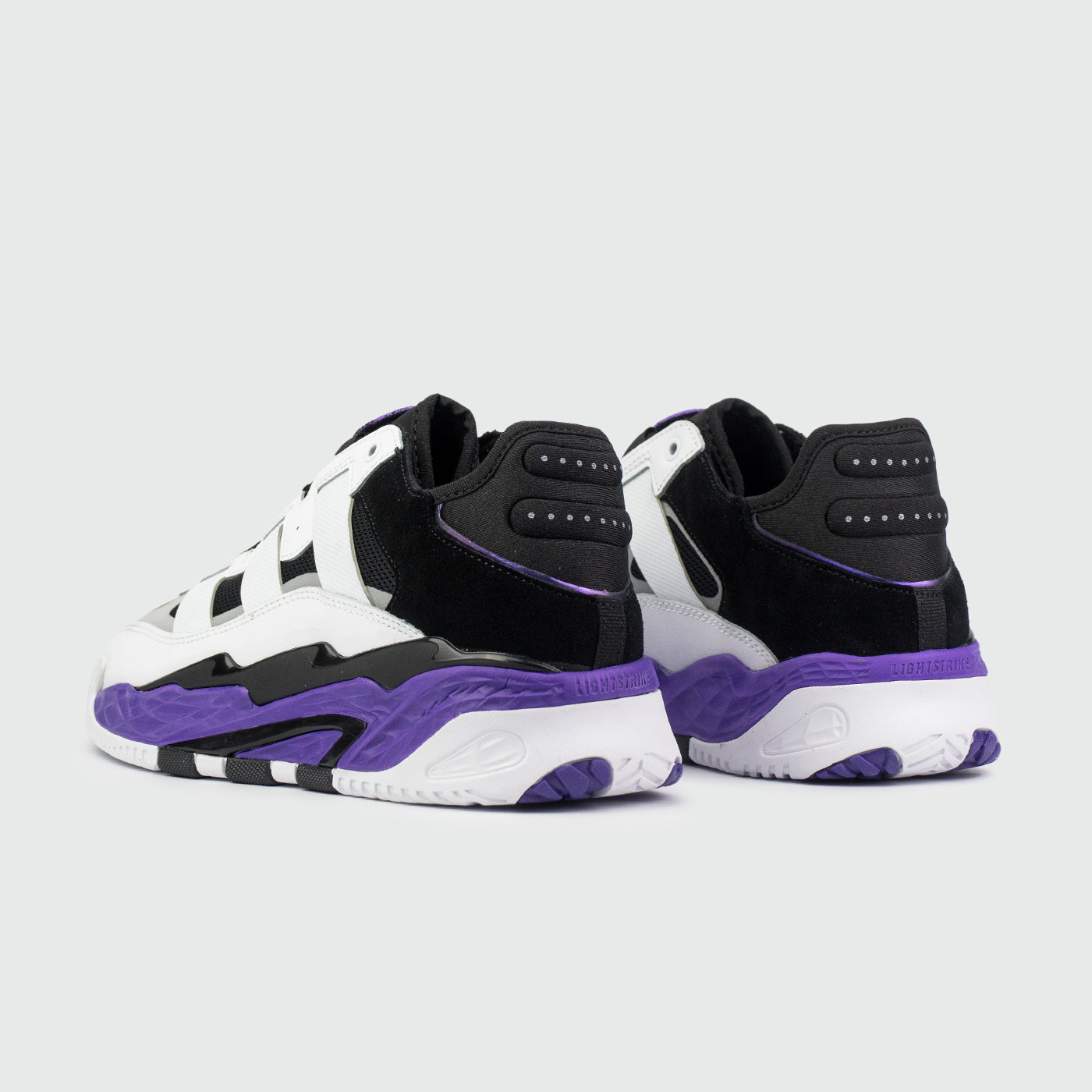 Кроссовки Adidas Niteball White / Purple Кроссовки Adidas Niteball White / Purple