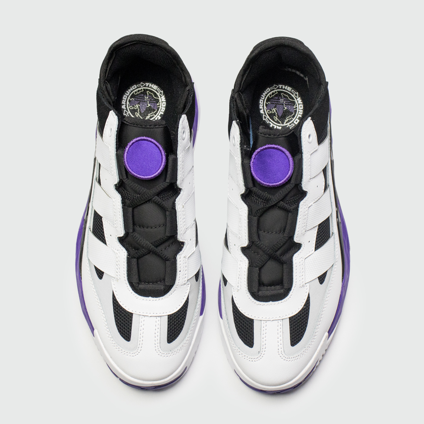 Кроссовки Adidas Niteball White / Purple Кроссовки Adidas Niteball White / Purple
