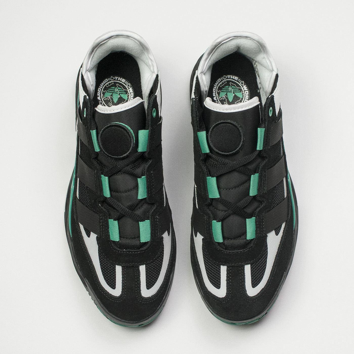 Кроссовки Adidas Niteball Black / Green new