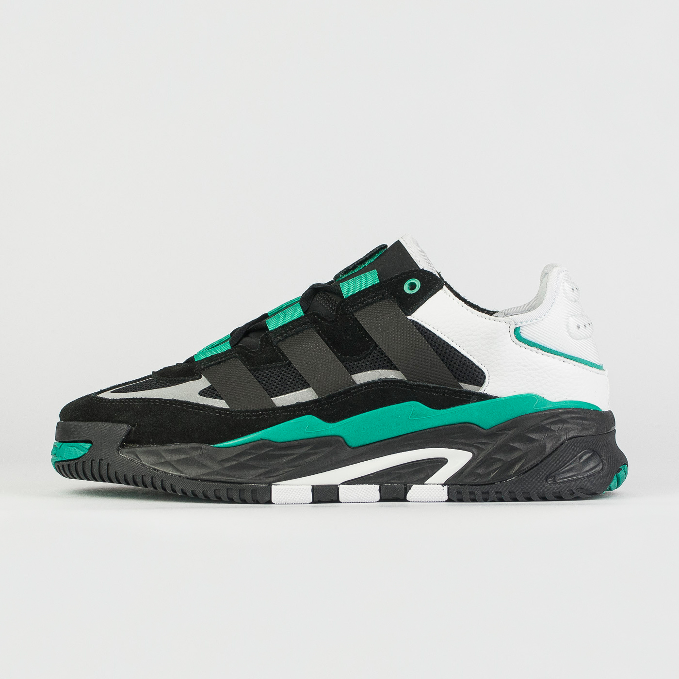 Кроссовки Adidas Niteball Black / Green new