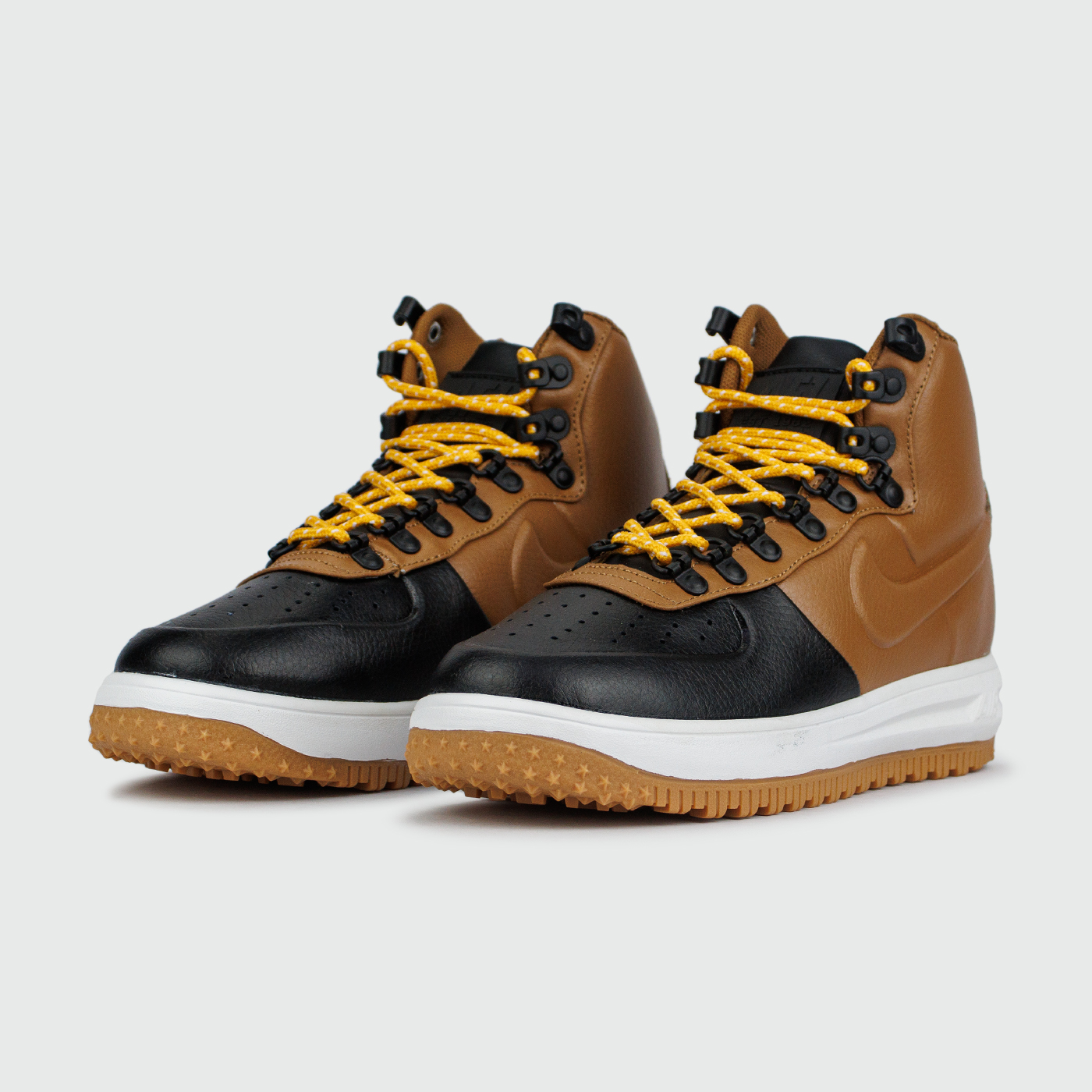 Кроссовки Nike Lunar Force 1 Duckboot 18 Brown / Black Кроссовки Nike Lunar Force 1 Duckboot 18 Brown / Black