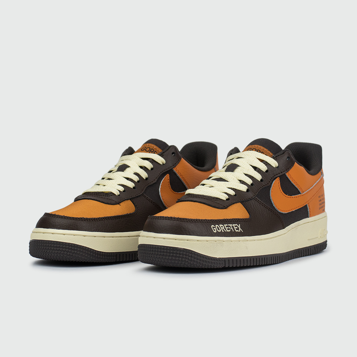 Кроссовки Nike Air Force 1 Low Gore-tex Brown / Orange Кроссовки Nike Air Force 1 Low Gore-tex Brown / Orange