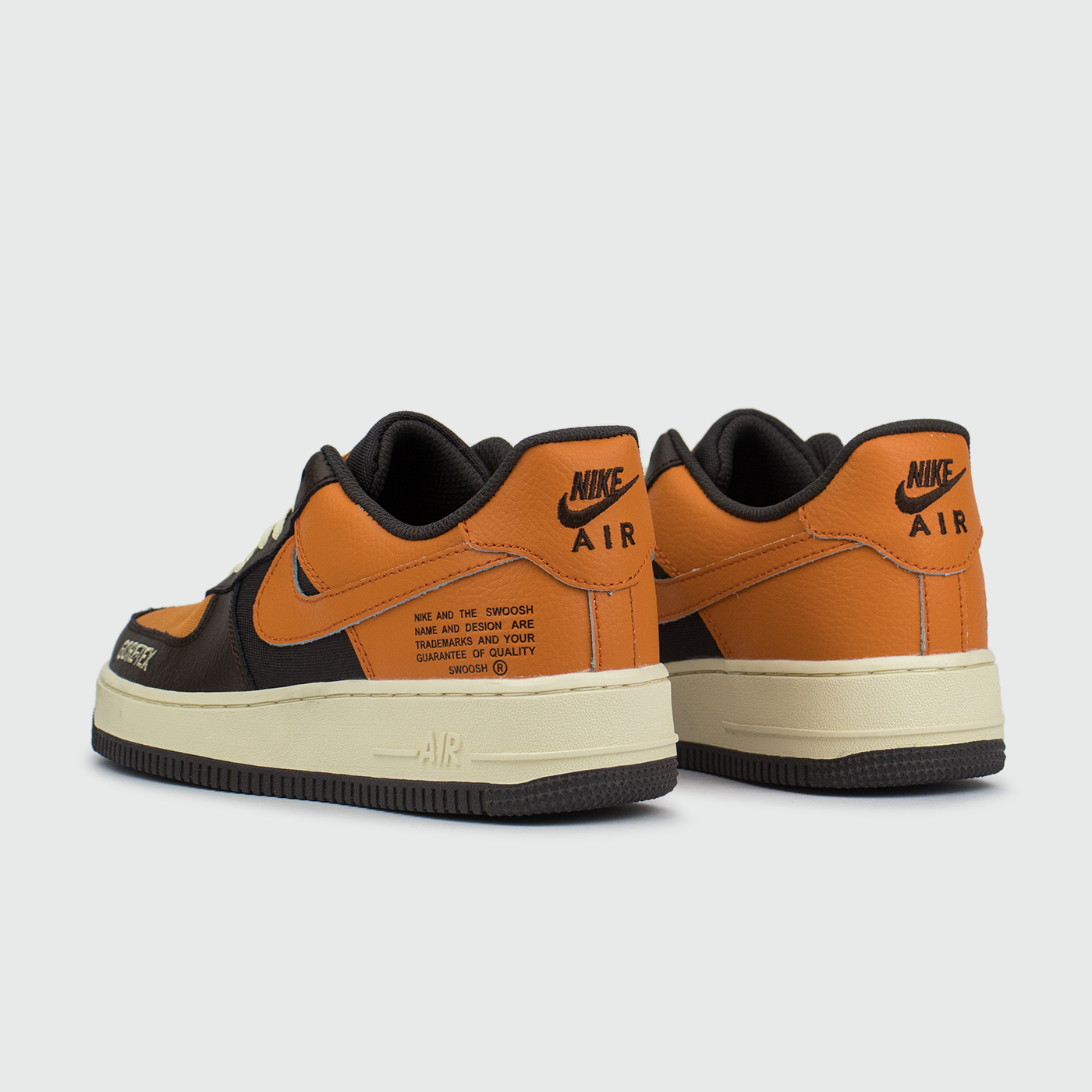 Кроссовки Nike Air Force 1 Low Gore-tex Brown / Orange Кроссовки Nike Air Force 1 Low Gore-tex Brown / Orange