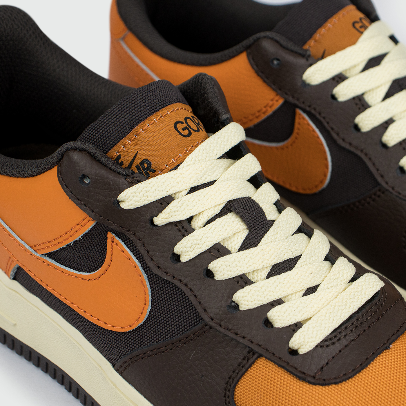 Кроссовки Nike Air Force 1 Low Gore-tex Brown / Orange Кроссовки Nike Air Force 1 Low Gore-tex Brown / Orange