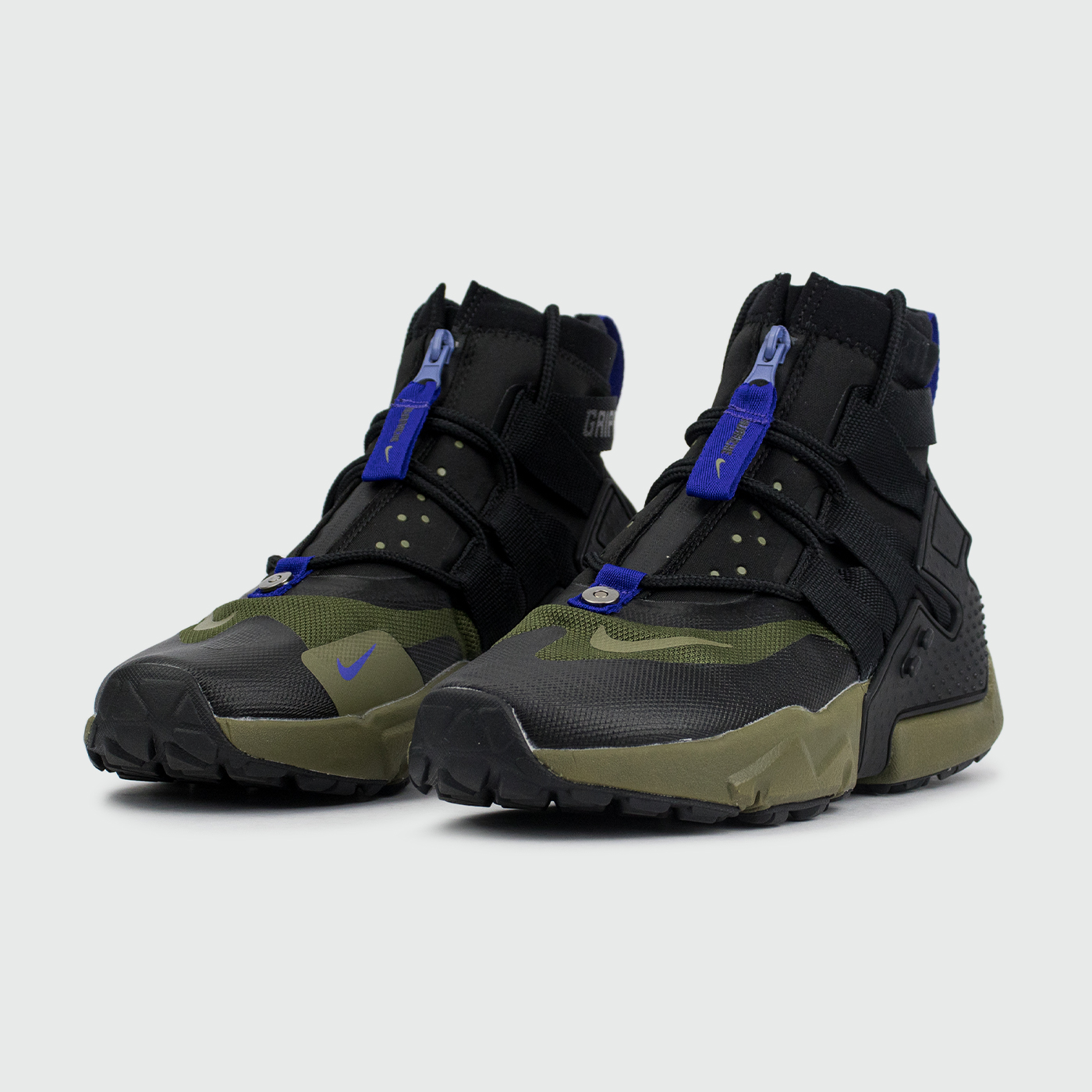 Кроссовки Nike Air Huarache Gripp Black / Green Кроссовки Nike Air Huarache Gripp Black / Green
