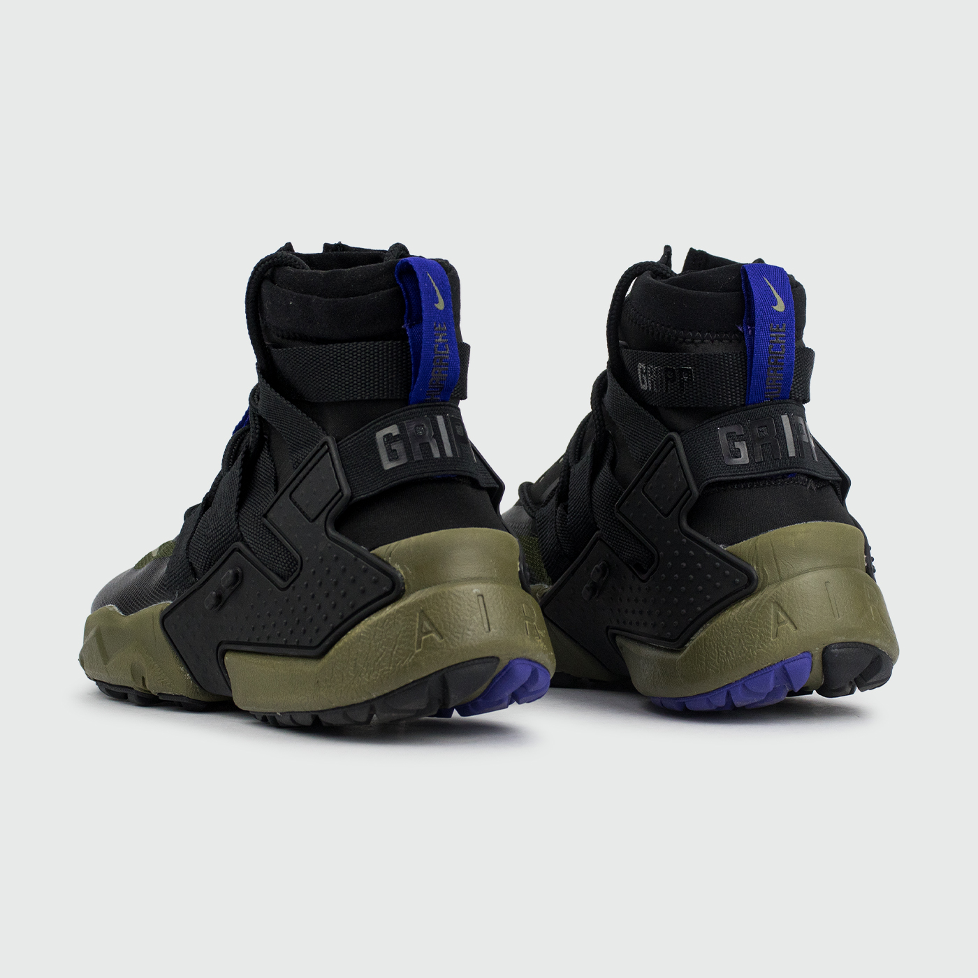 Кроссовки Nike Air Huarache Gripp Black / Green Кроссовки Nike Air Huarache Gripp Black / Green