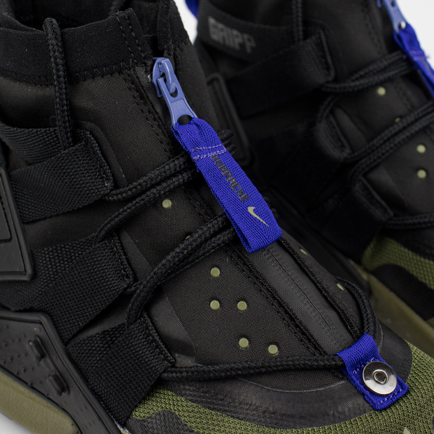Кроссовки Nike Air Huarache Gripp Black / Green Кроссовки Nike Air Huarache Gripp Black / Green