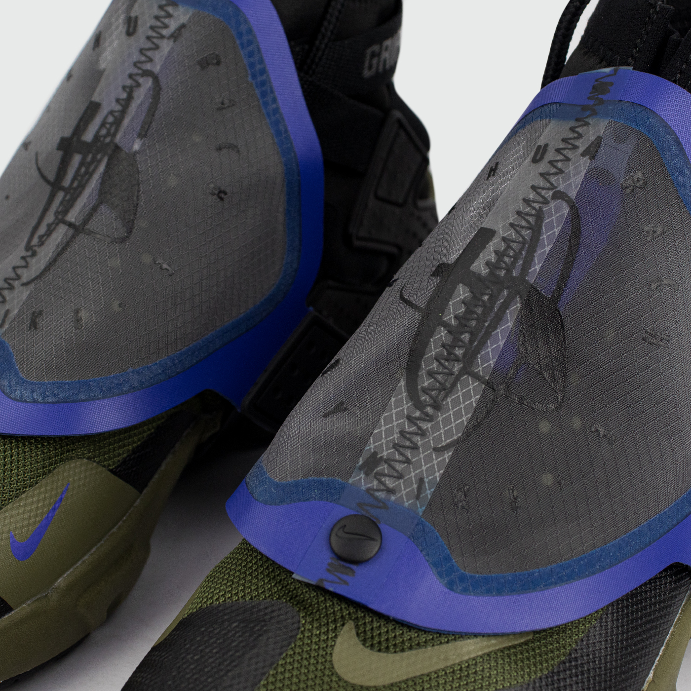 Кроссовки Nike Air Huarache Gripp Black / Green Кроссовки Nike Air Huarache Gripp Black / Green
