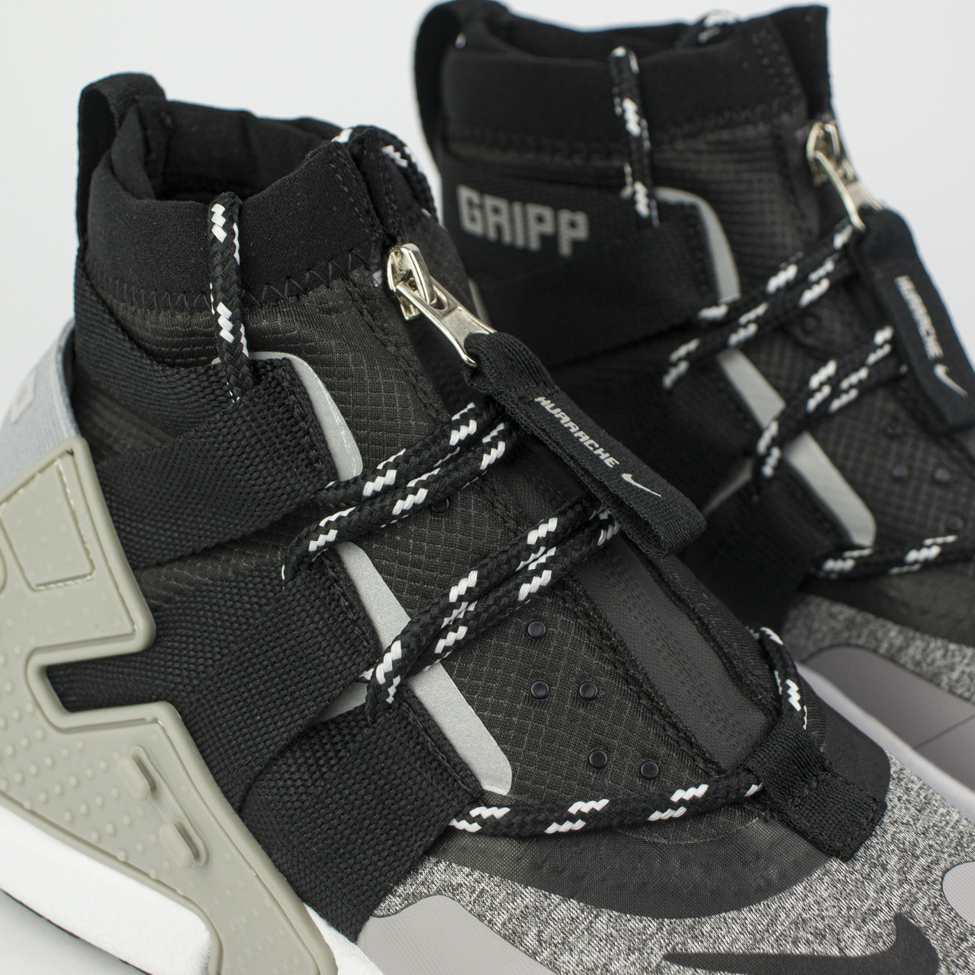 Кроссовки Nike Air Huarache Gripp Black / Grey new Кроссовки Nike Air Huarache Gripp Black / Grey new