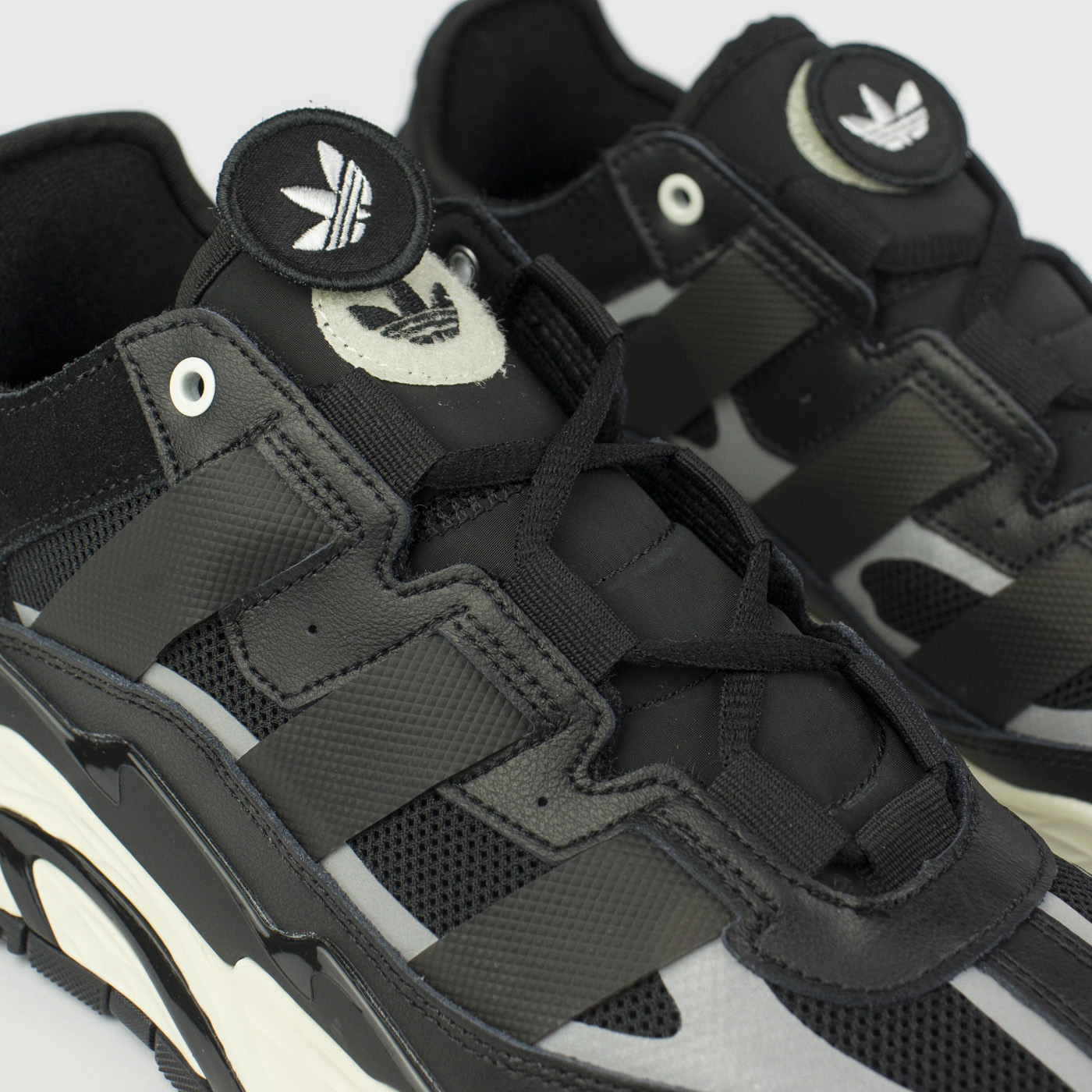 Кроссовки Adidas Niteball Black / White new