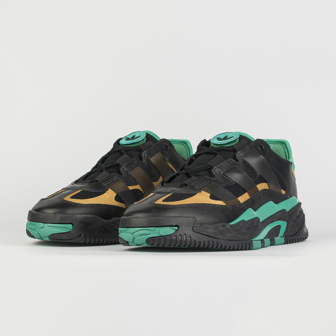 Кроссовки Adidas Niteball Black / Green Ftwr. new