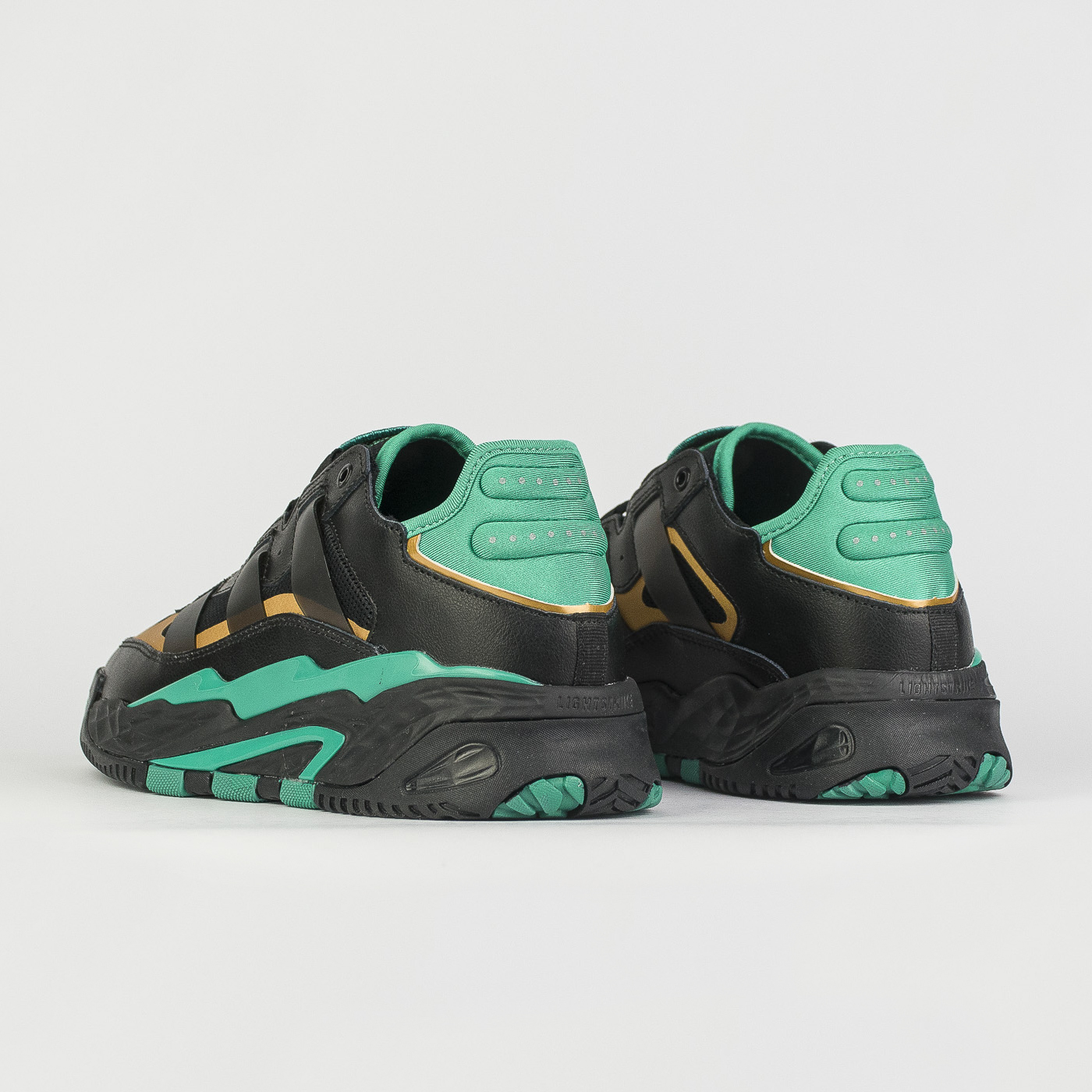 Кроссовки Adidas Niteball Black / Green Ftwr. new
