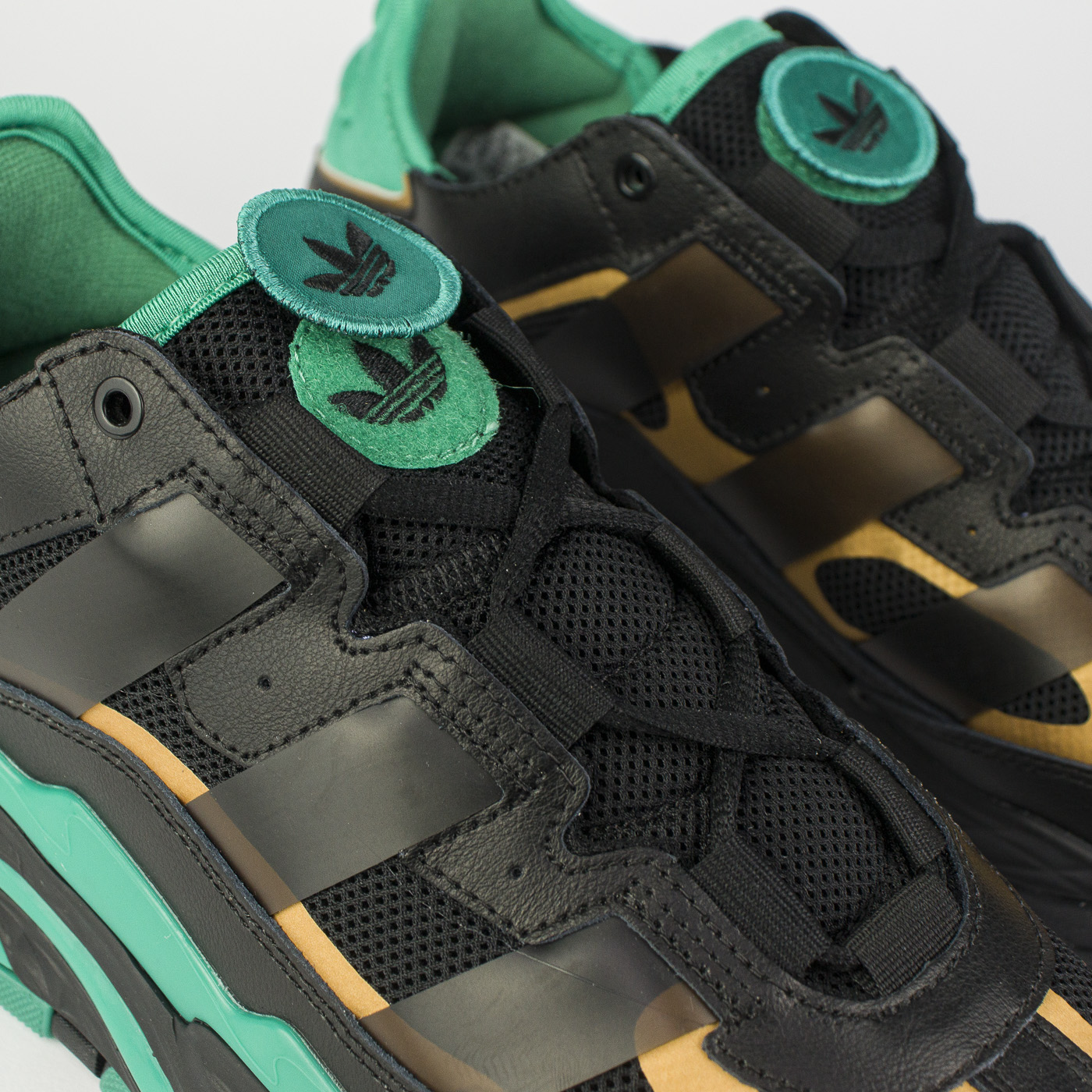 Кроссовки Adidas Niteball Black / Green Ftwr. new