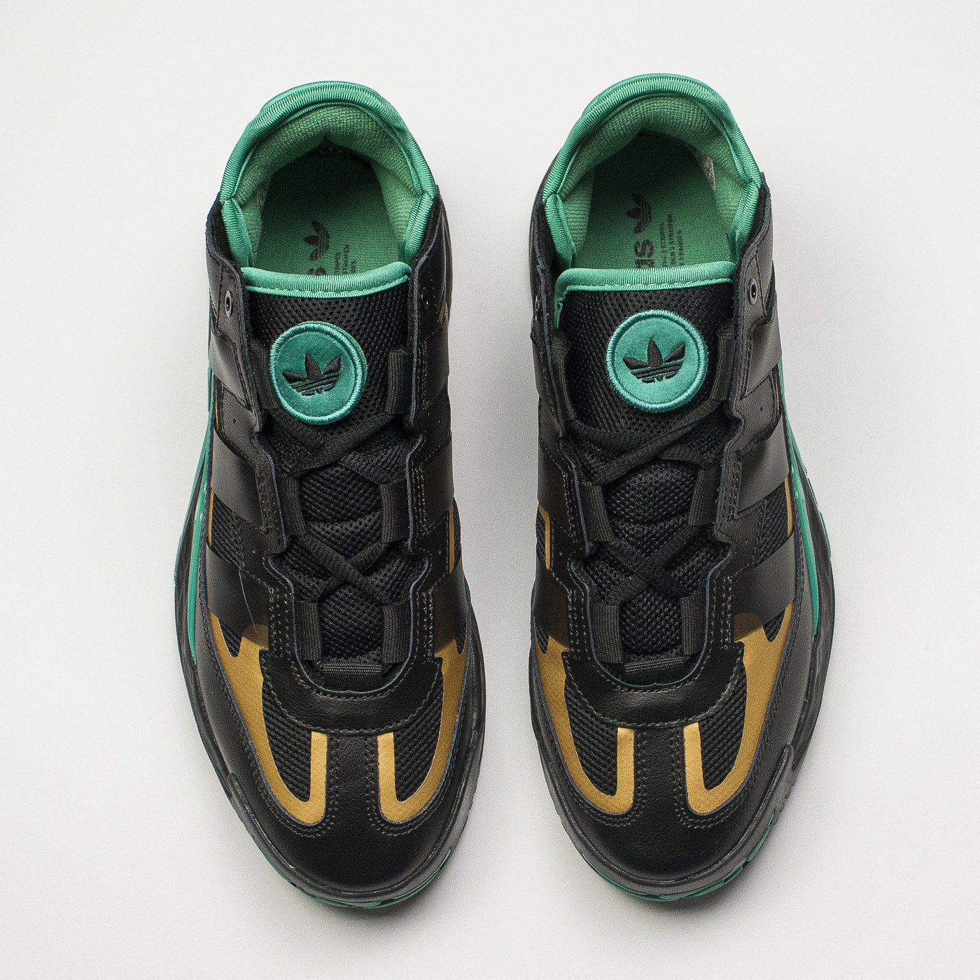 Кроссовки Adidas Niteball Black / Green Ftwr. new