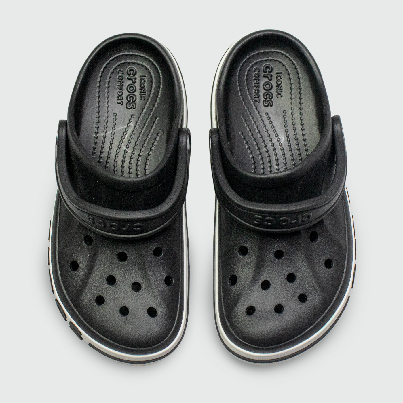 Сабо CROCS Bayaband Cloc Black / White Wmns Сабо CROCS Bayaband Cloc Black / White Wmns