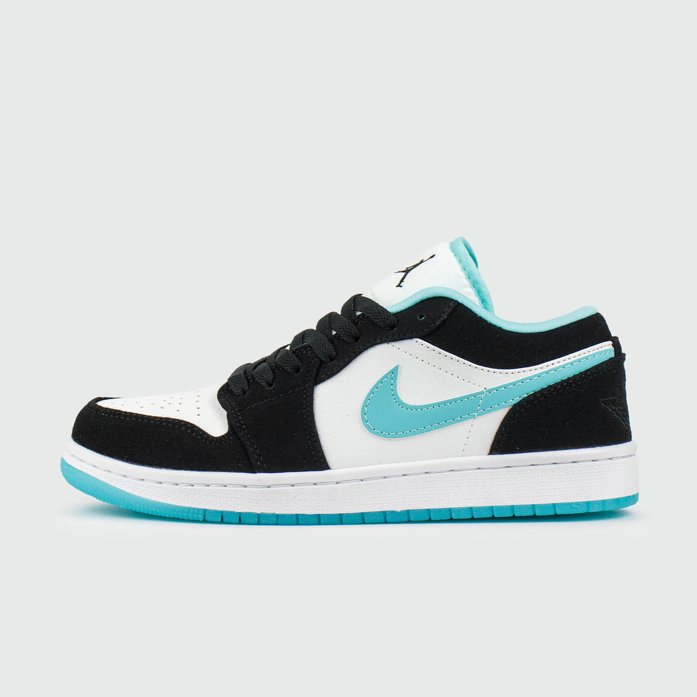 Кроссовки Nike Air Jordan 1 Low White Black Mynt Sw. Wmns Кроссовки Nike Air Jordan 1 Low White Black Mynt Sw. Wmns