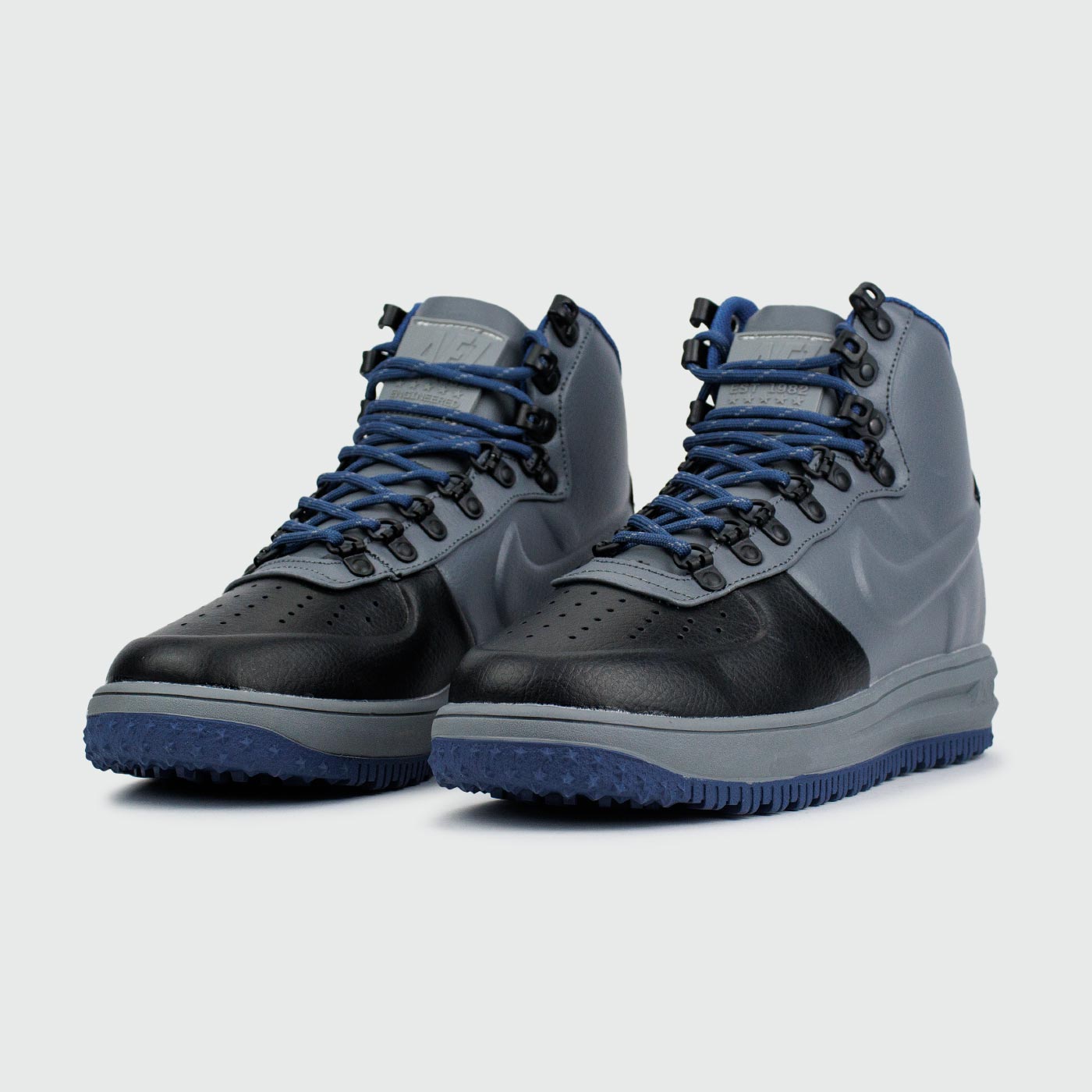 Кроссовки Nike Lunar Force 1 Duckboot 18 Blue Black Кроссовки Nike Lunar Force 1 Duckboot 18 Blue Black