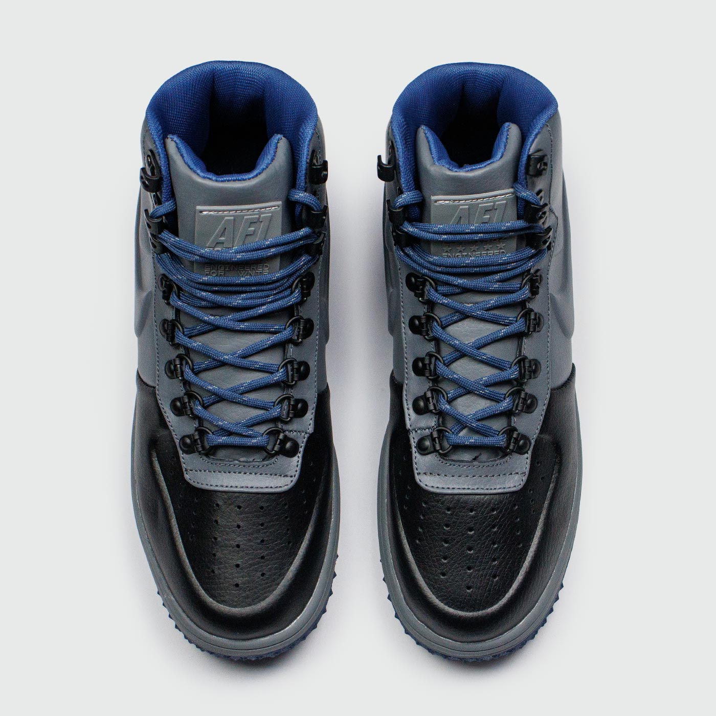 Кроссовки Nike Lunar Force 1 Duckboot 18 Blue Black Кроссовки Nike Lunar Force 1 Duckboot 18 Blue Black