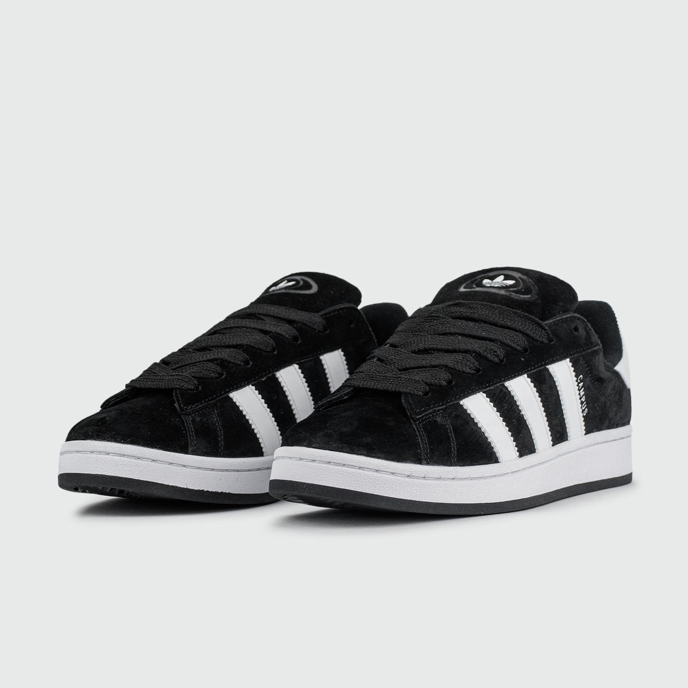 Кроссовки Adidas Campus 00s Black White 2 with Fur Кроссовки Adidas Campus 00s Black White 2 with Fur