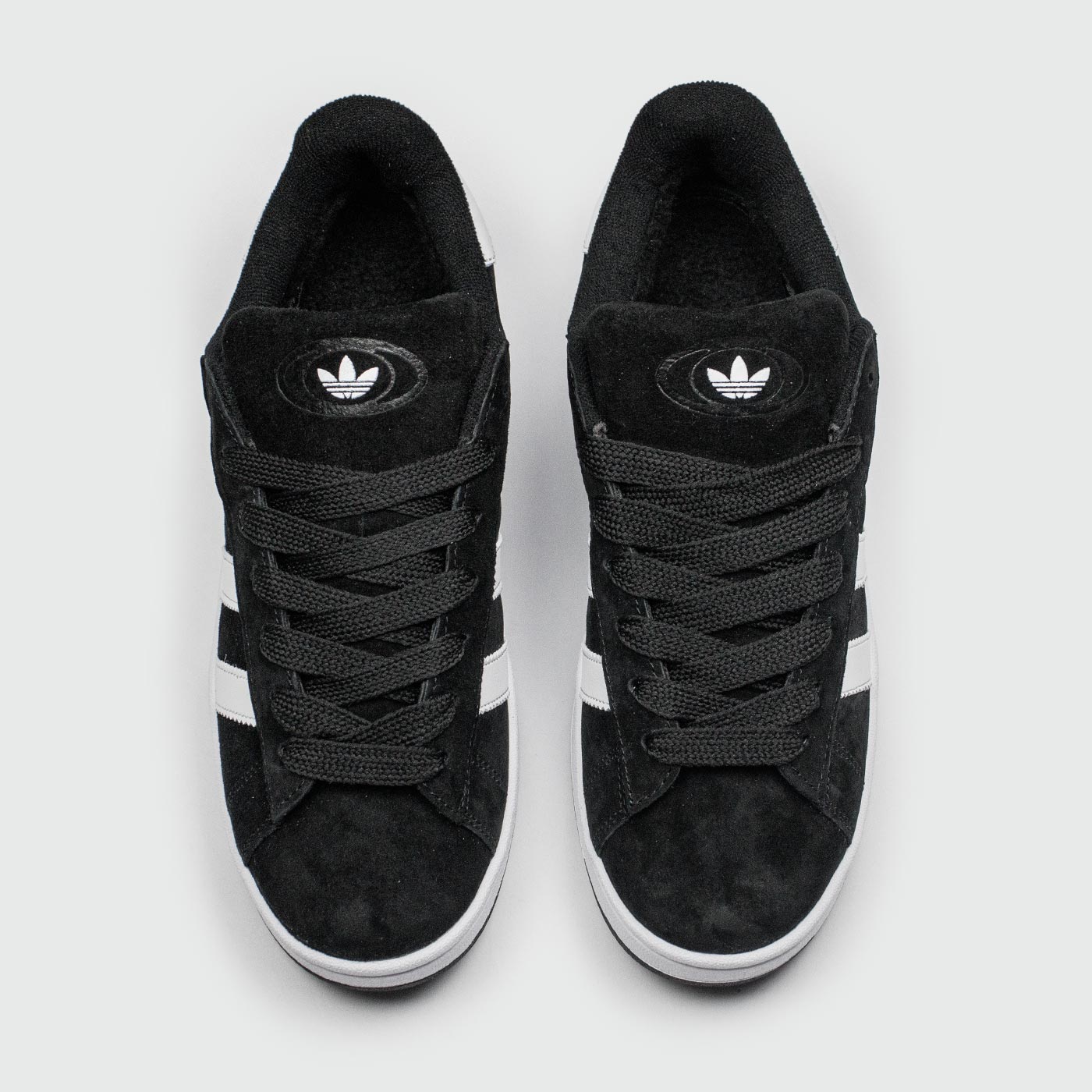Кроссовки Adidas Campus 00s Black White 2 with Fur Кроссовки Adidas Campus 00s Black White 2 with Fur