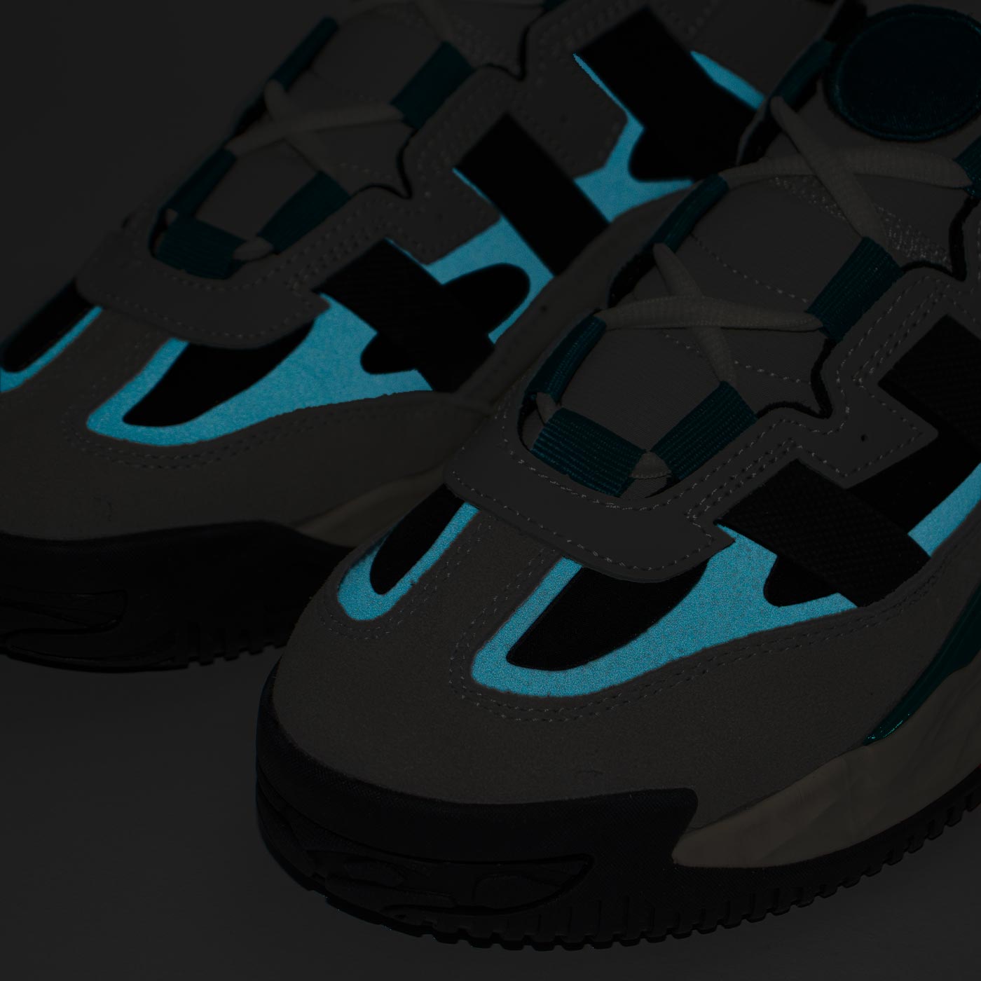 Кроссовки Adidas Niteball Grey Black / Green Кроссовки Adidas Niteball Grey Black / Green