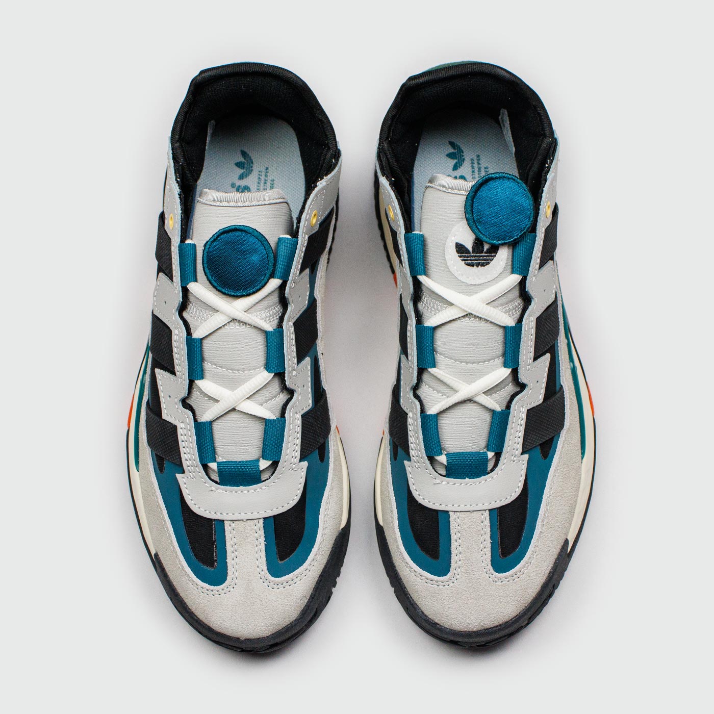 Кроссовки Adidas Niteball Grey Black / Green Кроссовки Adidas Niteball Grey Black / Green