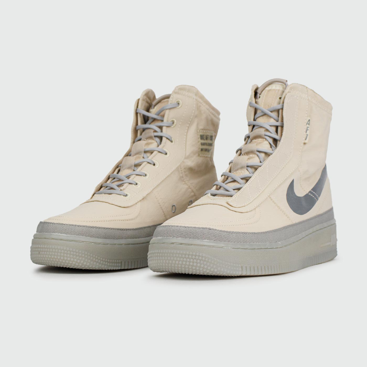 Кроссовки Nike Air Force 1 Shell Grey Wmns Кроссовки Nike Air Force 1 Shell Grey Wmns