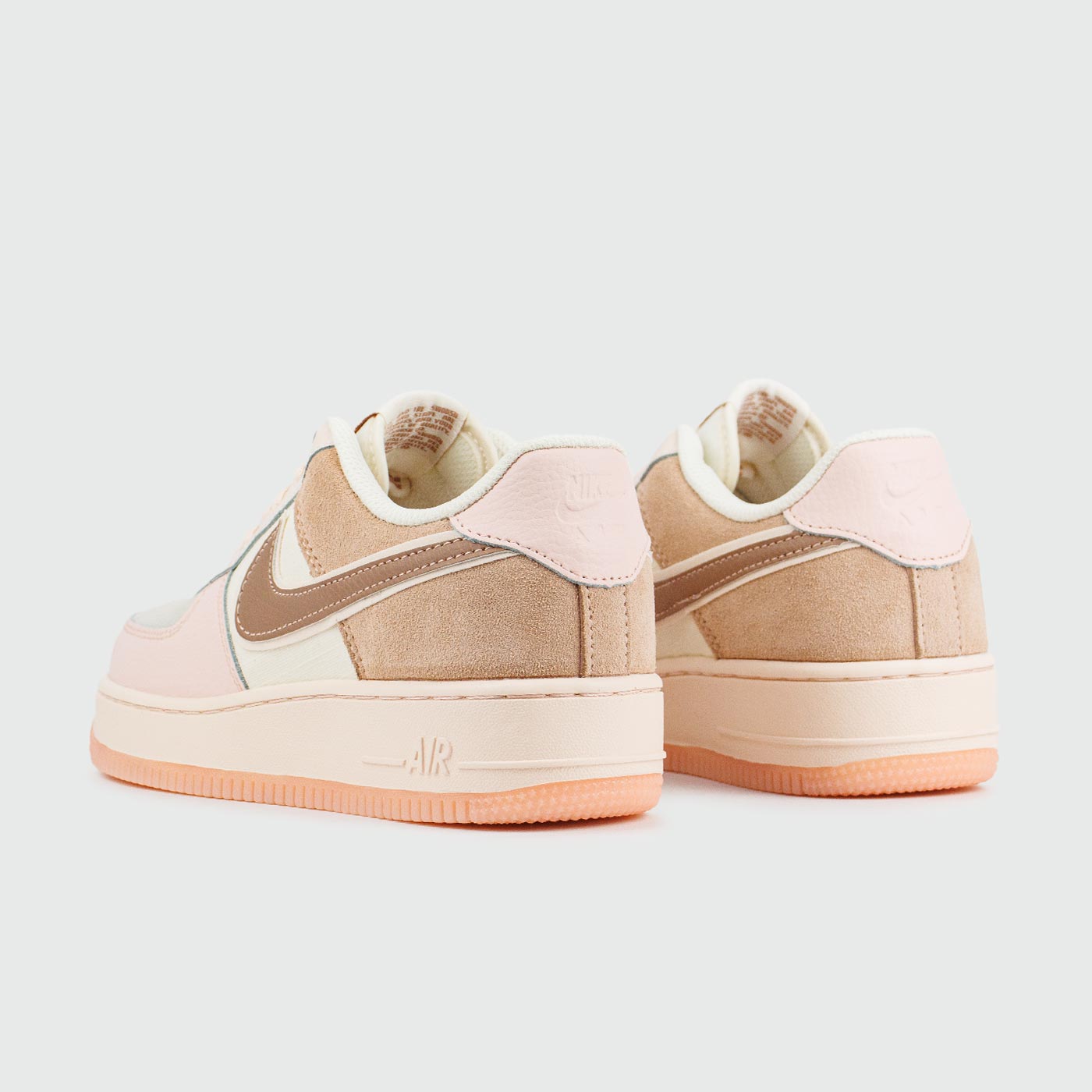 Кроссовки Nike Air Force 1 Low Peach Grey Wmns Кроссовки Nike Air Force 1 Low Peach Grey Wmns