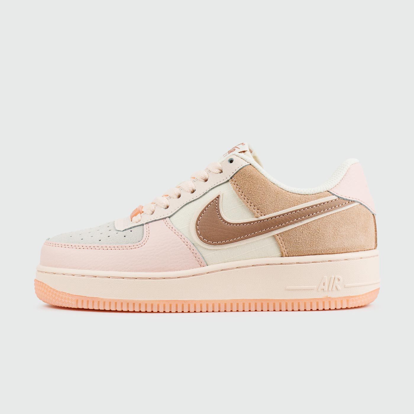 Кроссовки Nike Air Force 1 Low Peach Grey Wmns Кроссовки Nike Air Force 1 Low Peach Grey Wmns