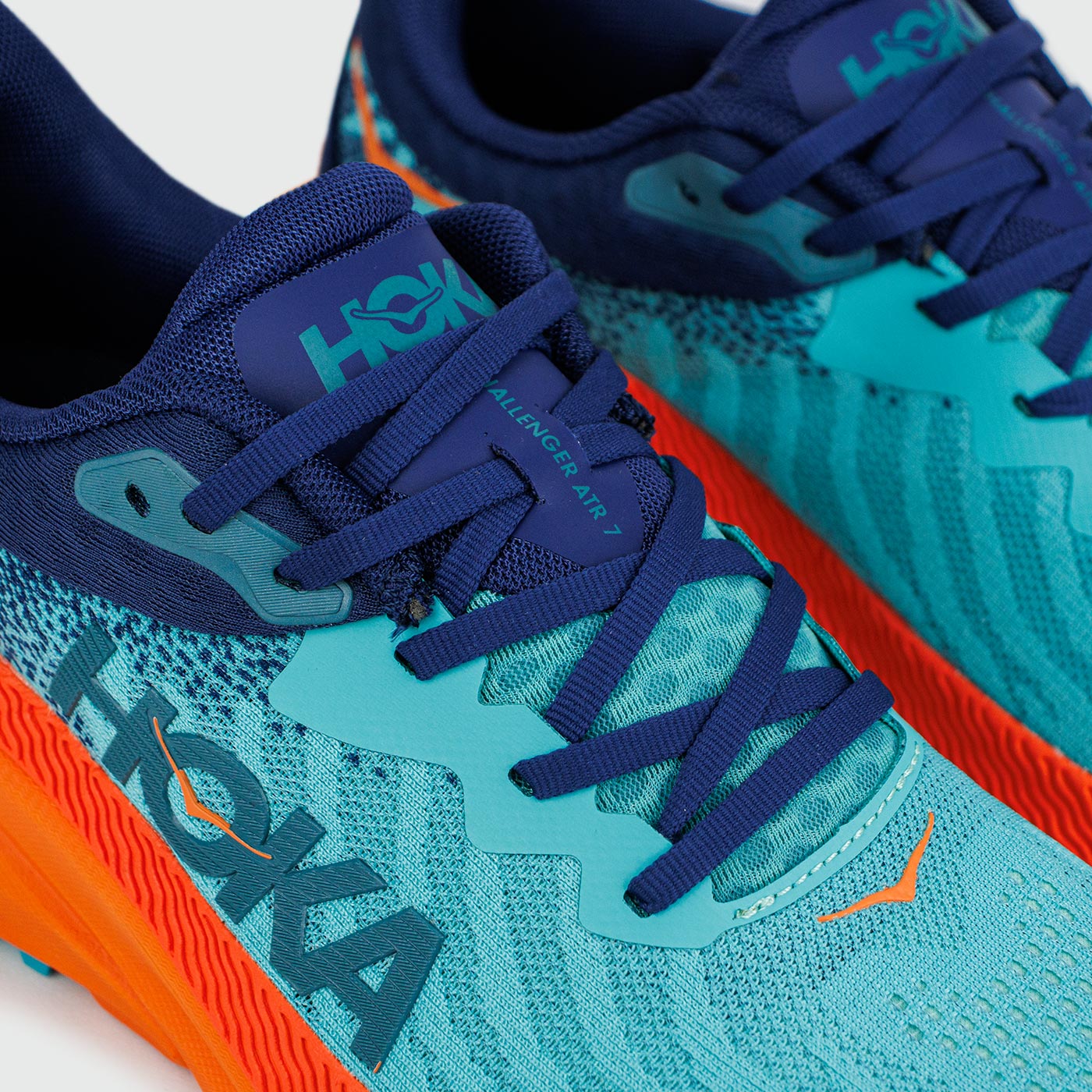 Кроссовки HOKA ONE ONE Challenger ATR 7 Blue Orange Ftwr. Кроссовки HOKA ONE ONE Challenger ATR 7 Blue Orange Ftwr.