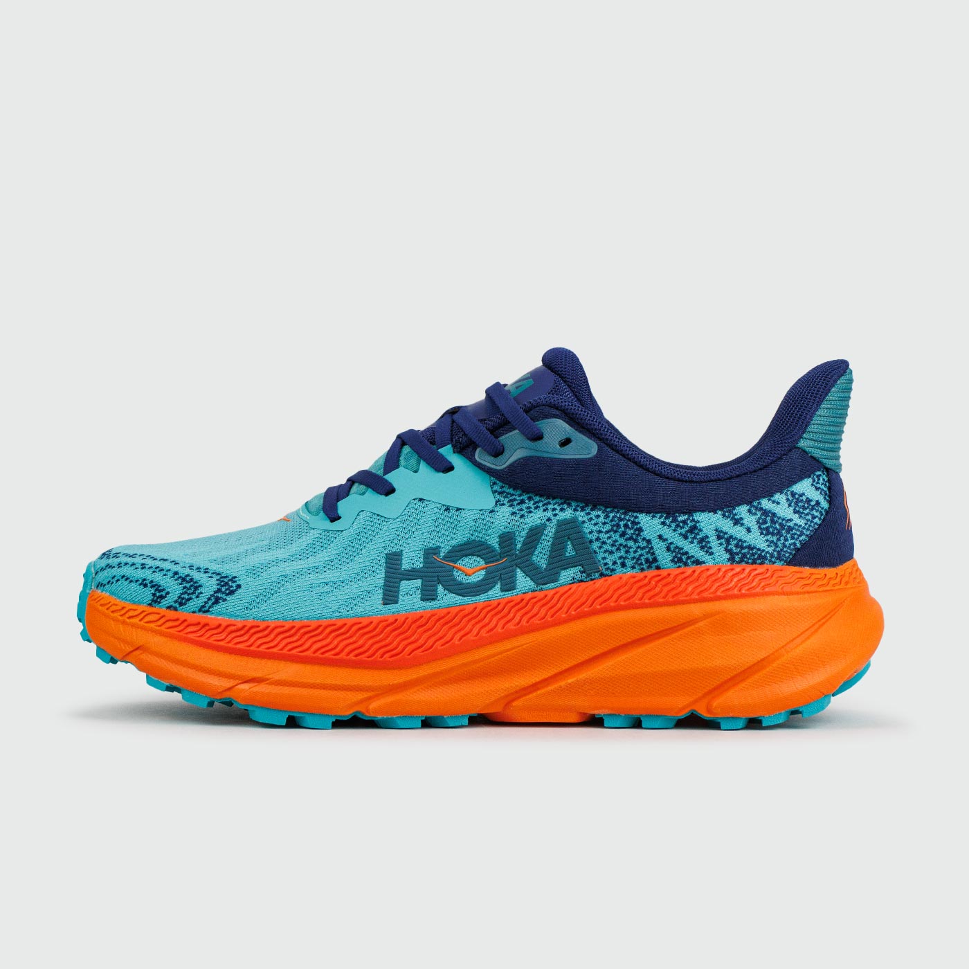 Кроссовки HOKA ONE ONE Challenger ATR 7 Blue Orange Ftwr. Кроссовки HOKA ONE ONE Challenger ATR 7 Blue Orange Ftwr.
