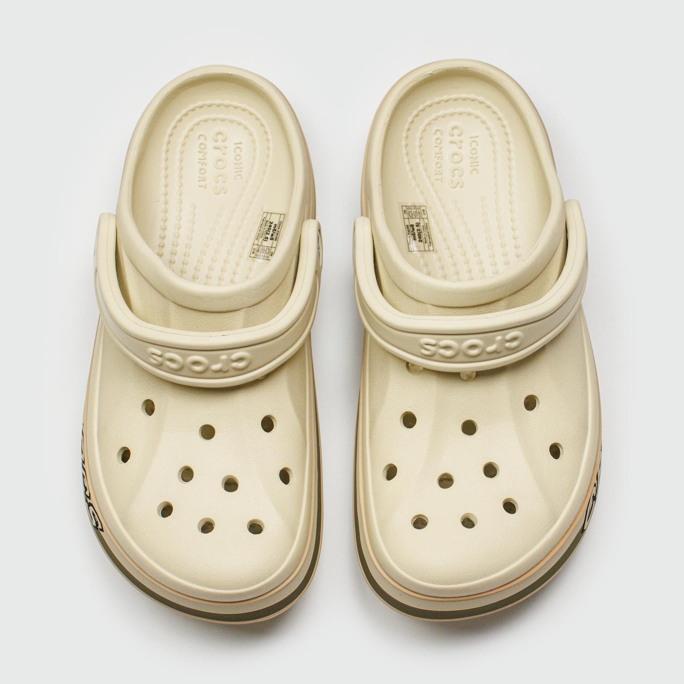 Сабо CROCS Bayaband Cloc Beige Lines Wmns Сабо CROCS Bayaband Cloc Beige Lines Wmns
