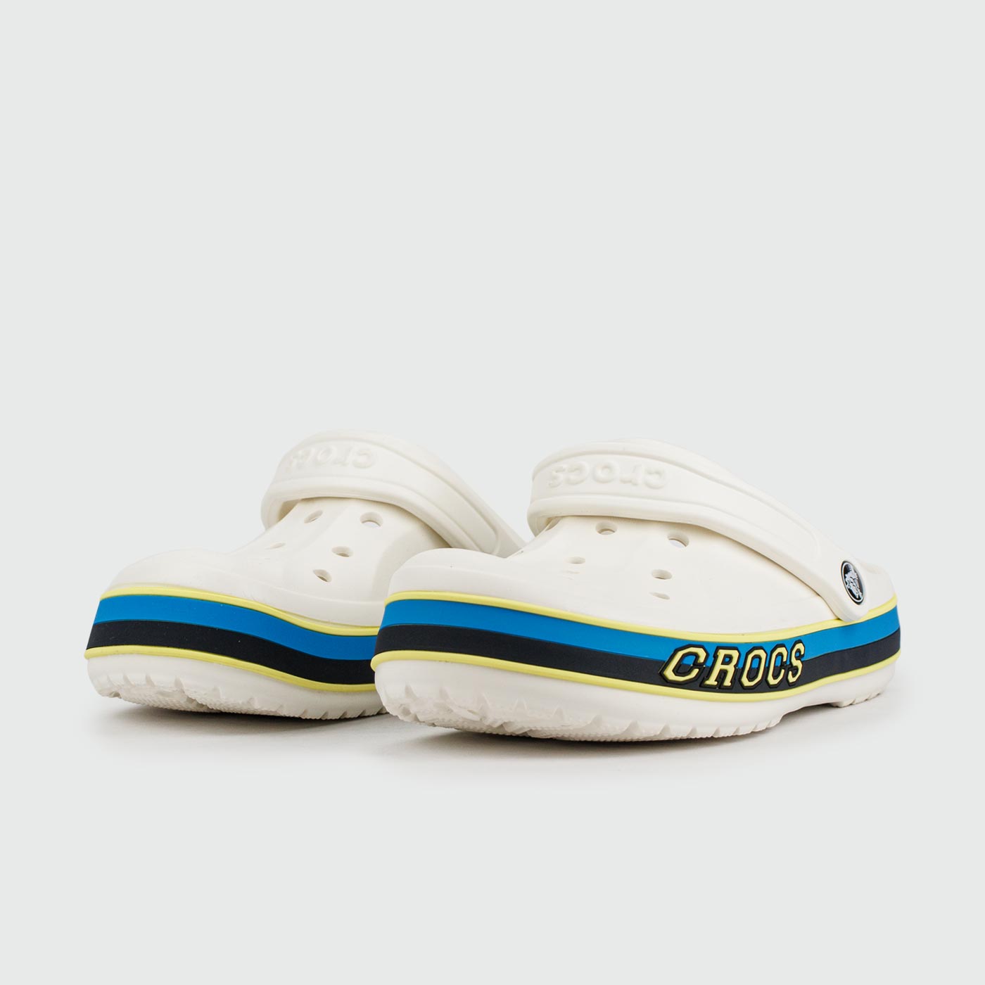 Сабо CROCS Bayaband Cloc White Blue Navy Lines Сабо CROCS Bayaband Cloc White Blue Navy Lines