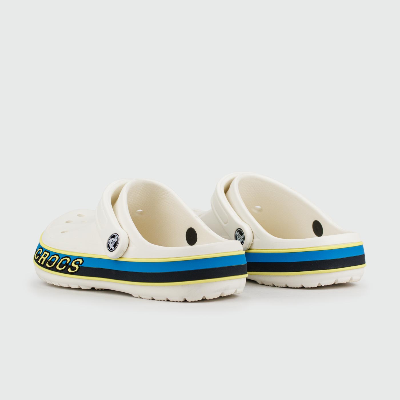 Сабо CROCS Bayaband Cloc White Blue Navy Lines Сабо CROCS Bayaband Cloc White Blue Navy Lines