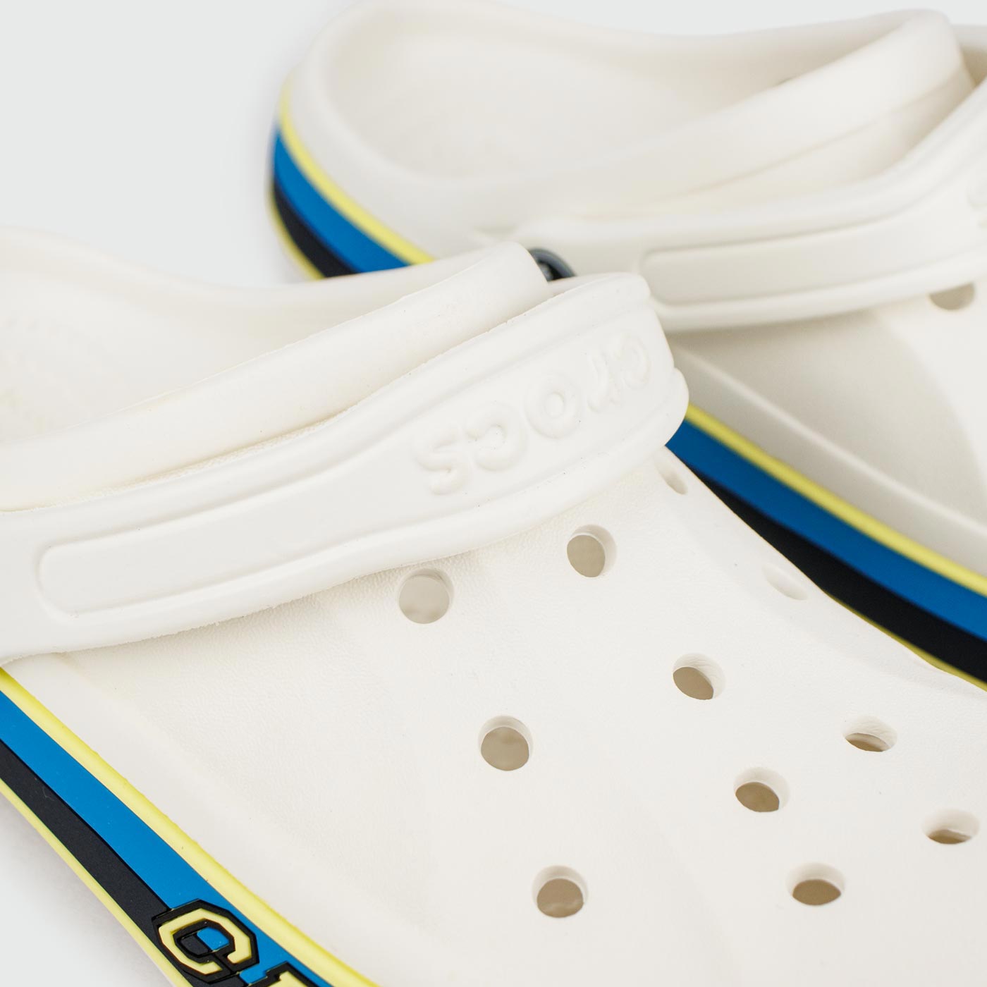 Сабо CROCS Bayaband Cloc White Blue Navy Lines Сабо CROCS Bayaband Cloc White Blue Navy Lines