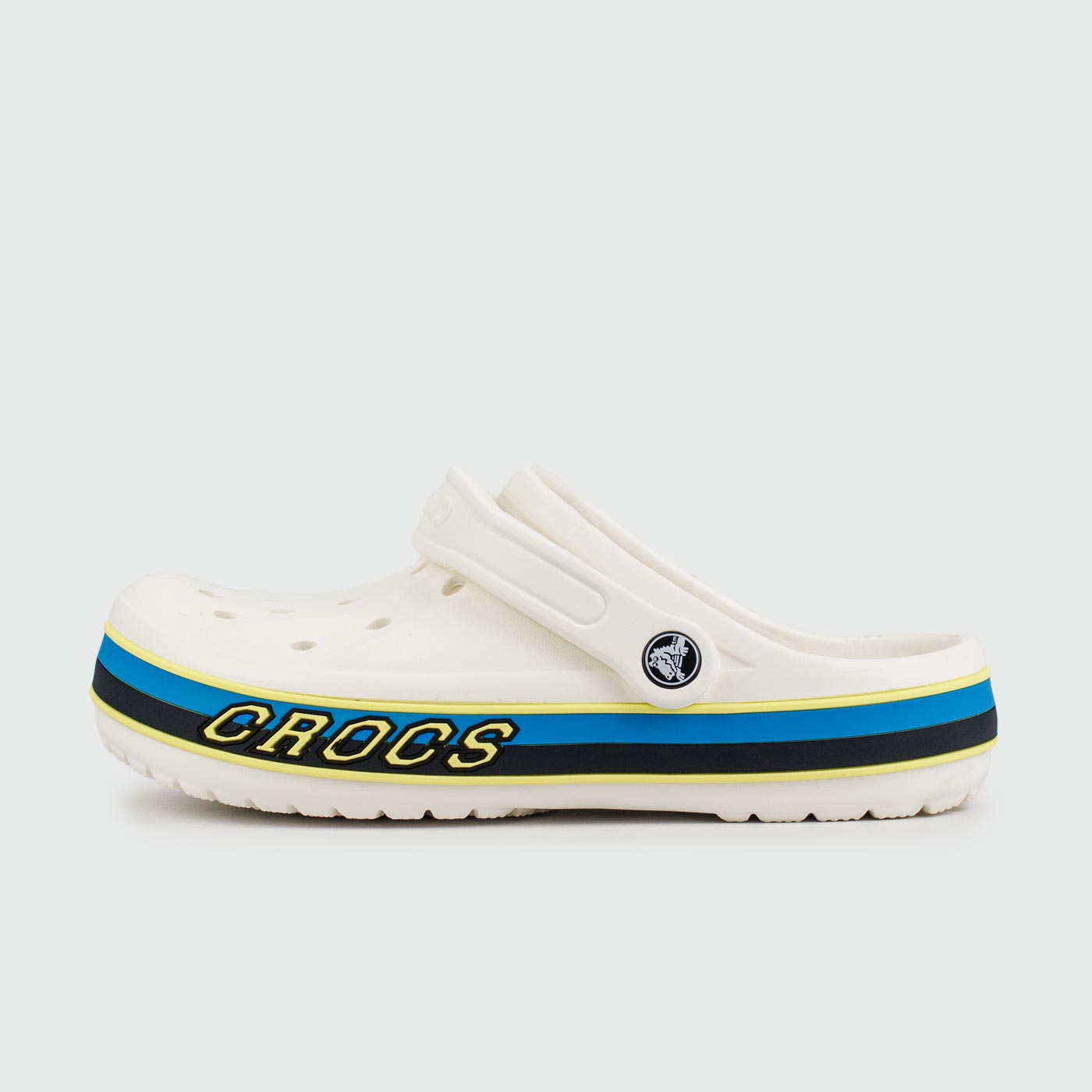 Сабо CROCS Bayaband Cloc White Blue Navy Lines Сабо CROCS Bayaband Cloc White Blue Navy Lines