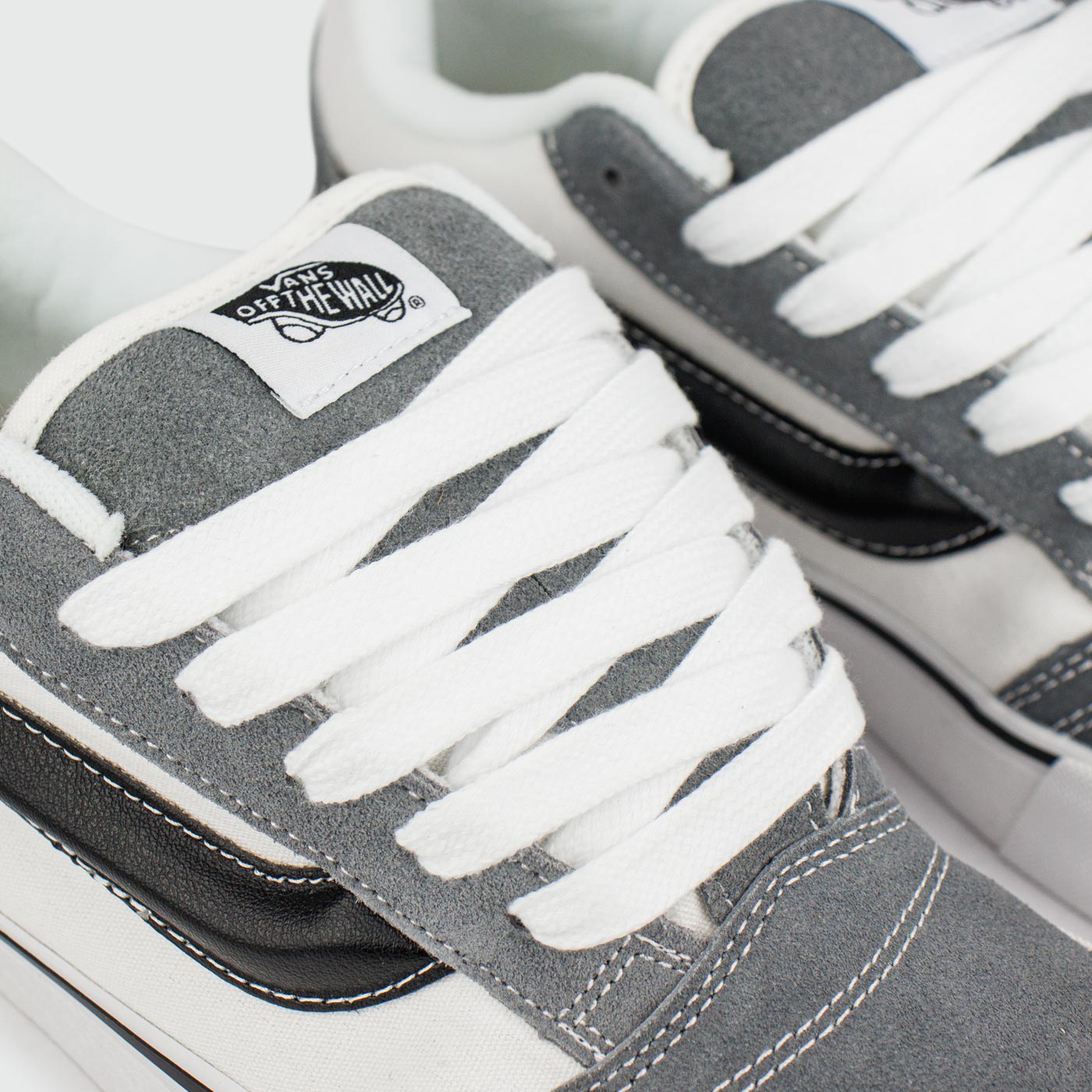 Кеды Vans Knu Skool Grey White Black