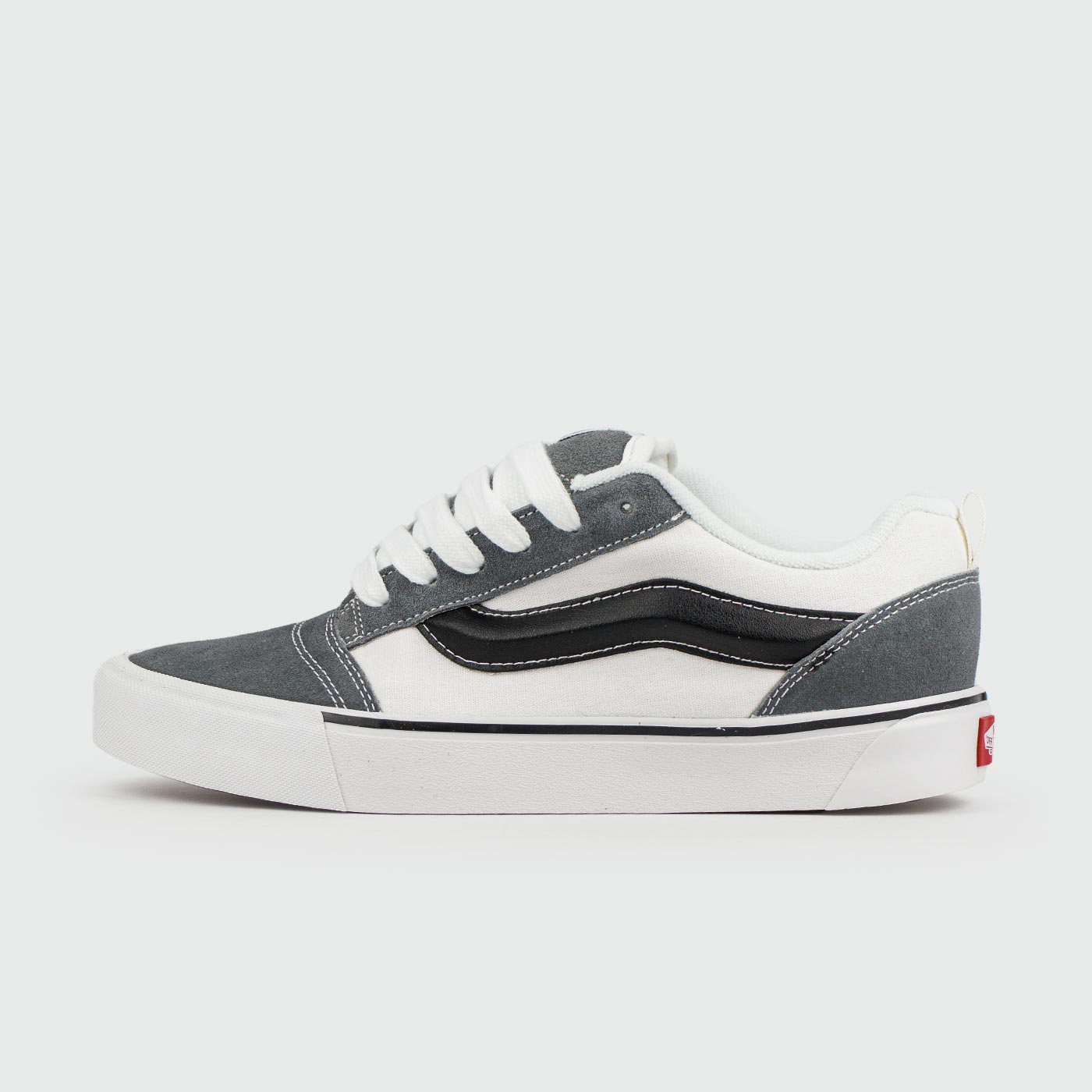 Кеды Vans Knu Skool Grey White Black