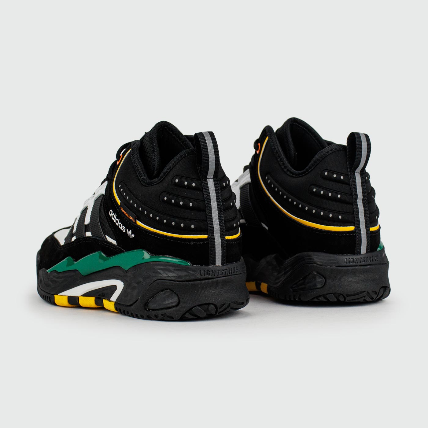 Кроссовки Adidas Niteball Black Green with Fur Кроссовки Adidas Niteball Black Green with Fur