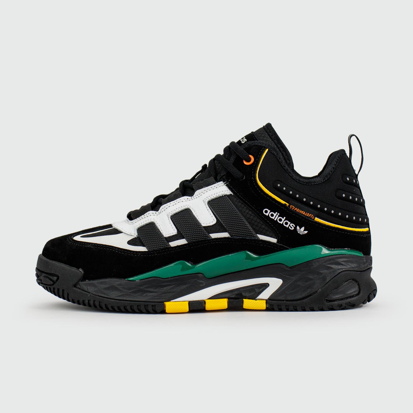 Кроссовки Adidas Niteball Black Green with Fur Кроссовки Adidas Niteball Black Green with Fur