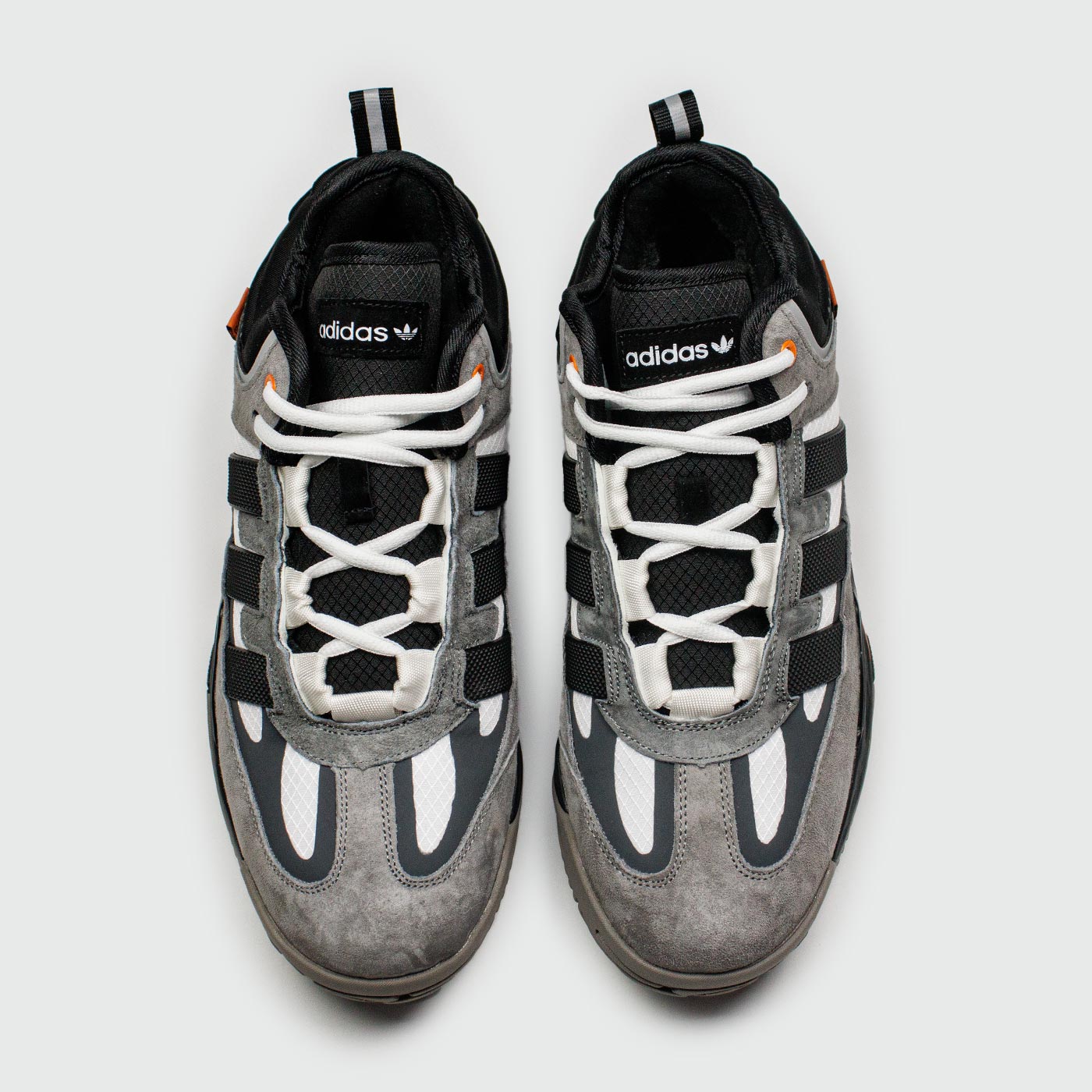 Кроссовки Adidas Niteball Grey / Black Orange with Fur Кроссовки Adidas Niteball Grey / Black Orange with Fur