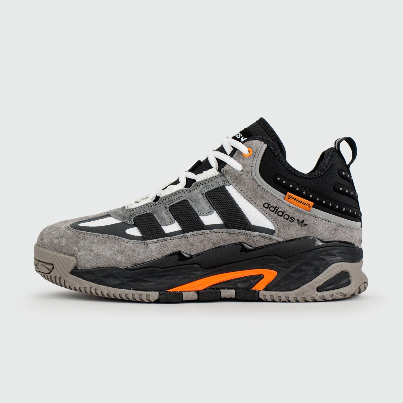 Кроссовки Adidas Niteball Grey / Black Orange with Fur Кроссовки Adidas Niteball Grey / Black Orange with Fur