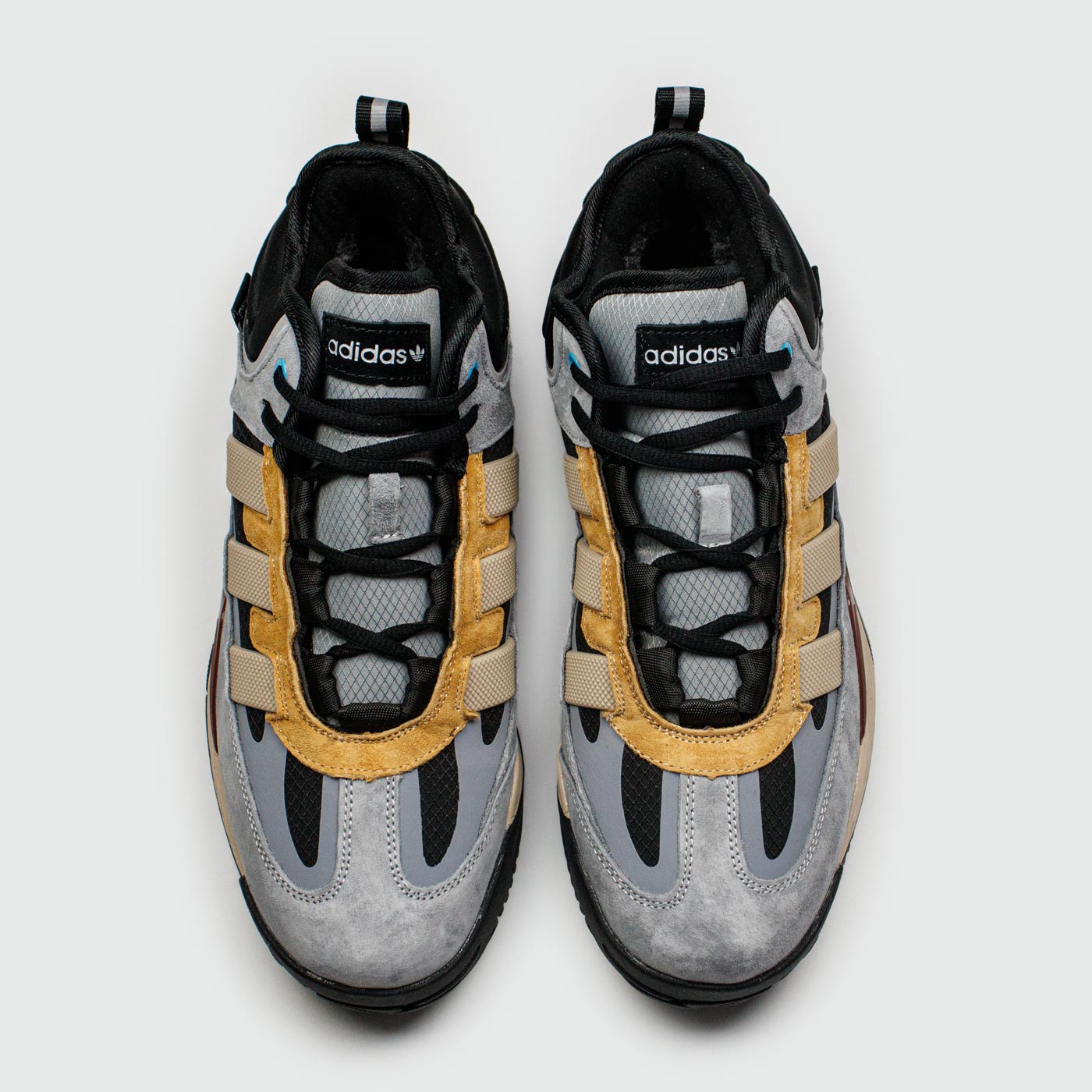 Кроссовки Adidas Niteball Grey Beige with Fur Кроссовки Adidas Niteball Grey Beige with Fur