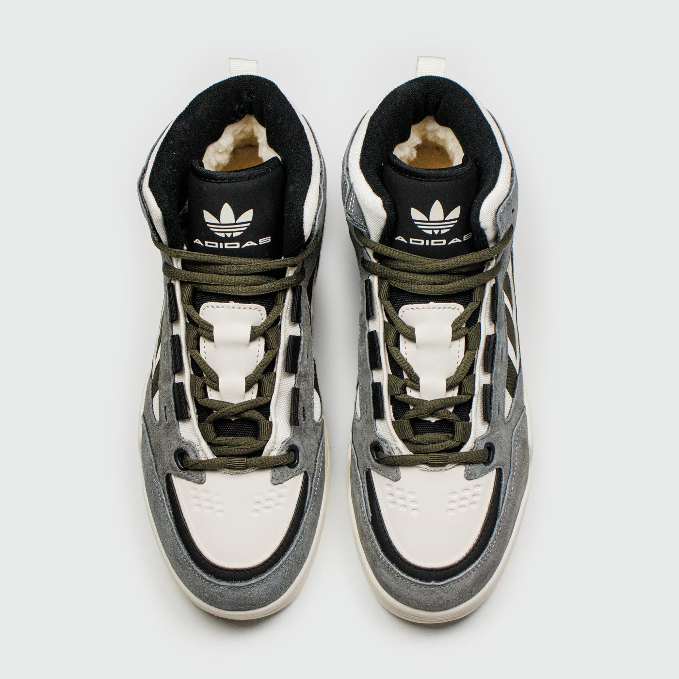 Кроссовки Adidas ADI2000 Mid Grey White with Fur Кроссовки Adidas ADI2000 Mid Grey White with Fur